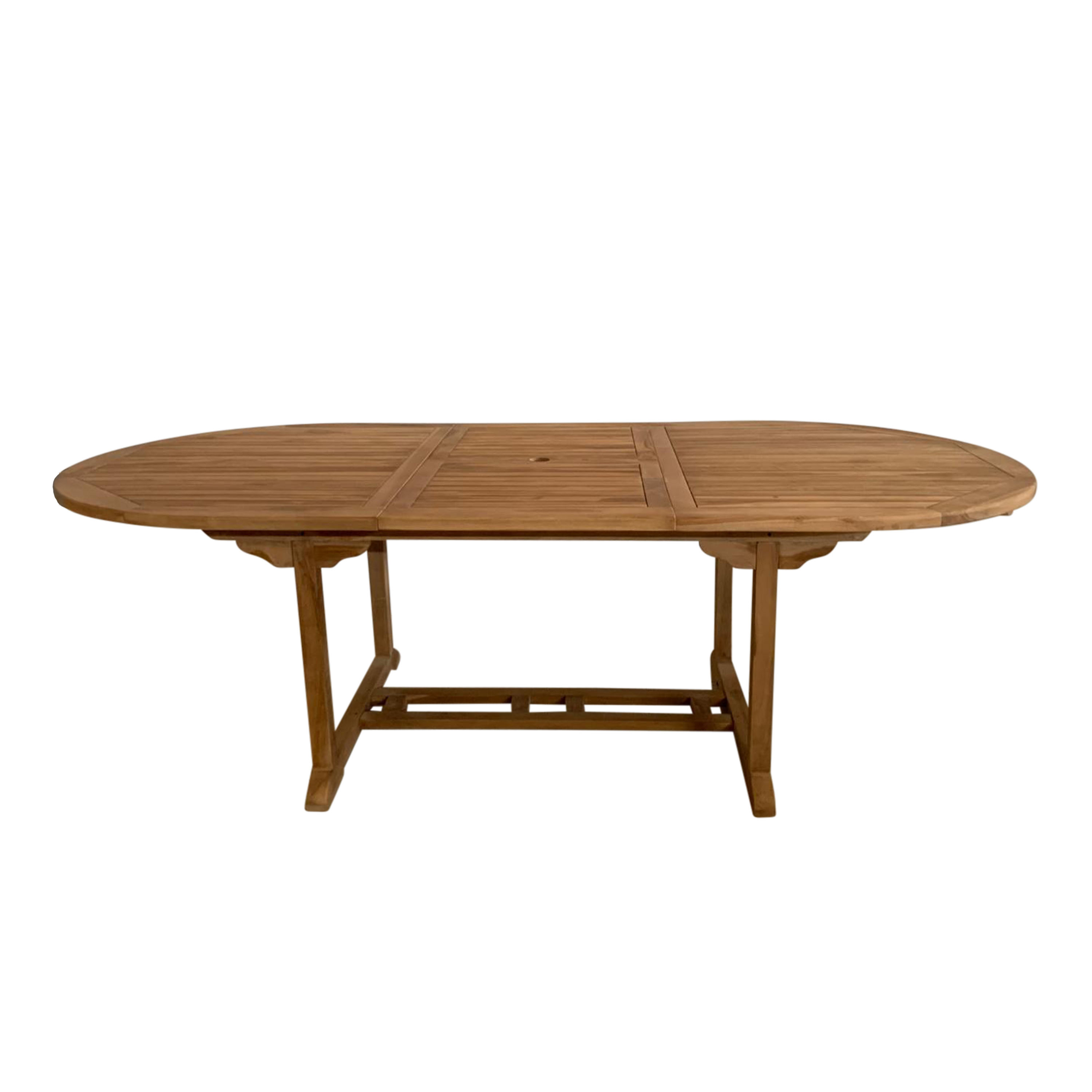 AXI Marzi/Faye 180-240 cm Dining Garden Set 7-piece Teak/Anthracite - Extendable