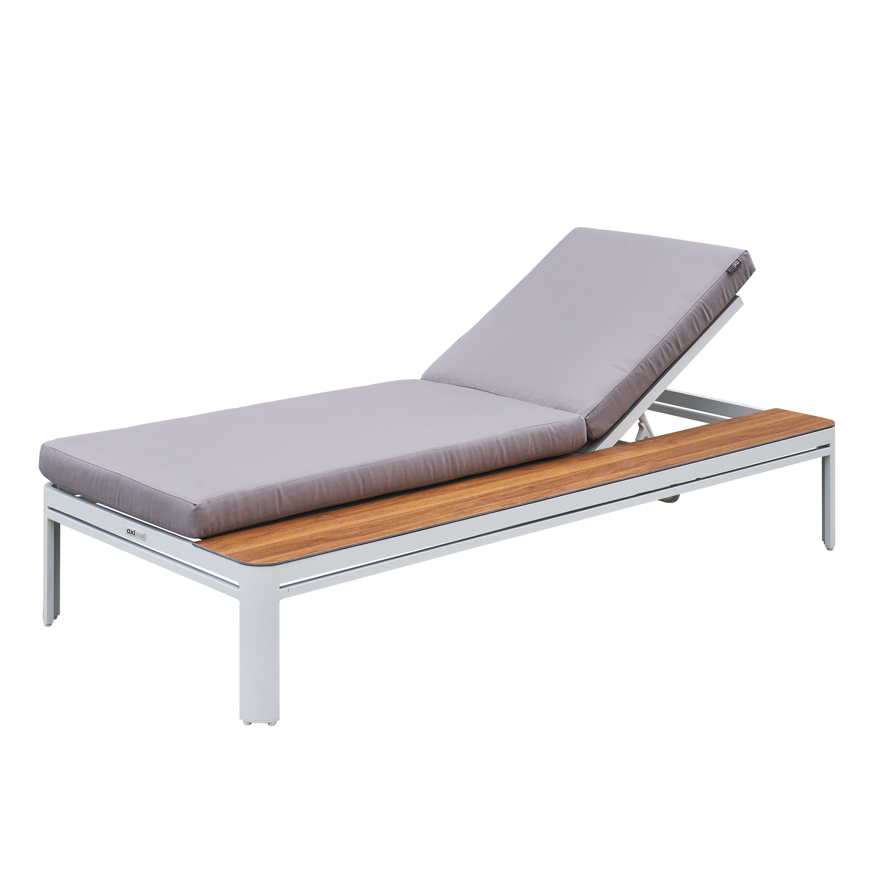 AXI Kira Sunbed with table - White/Grey