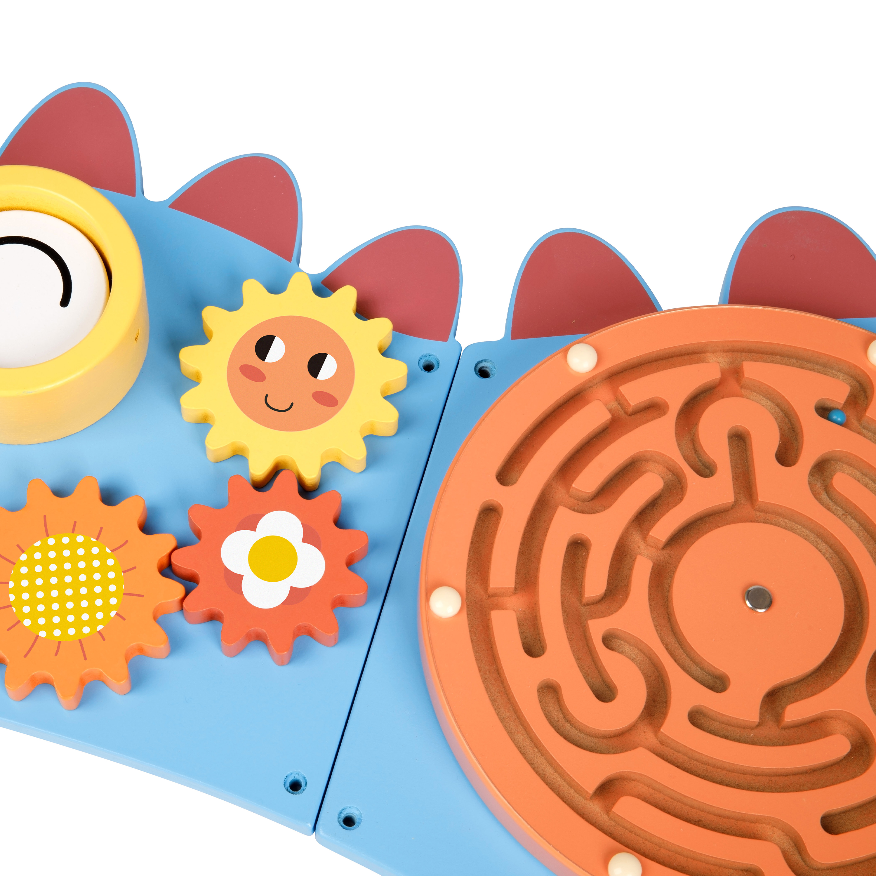 Tooky Toy Wooden Activity Panel Dinosaur