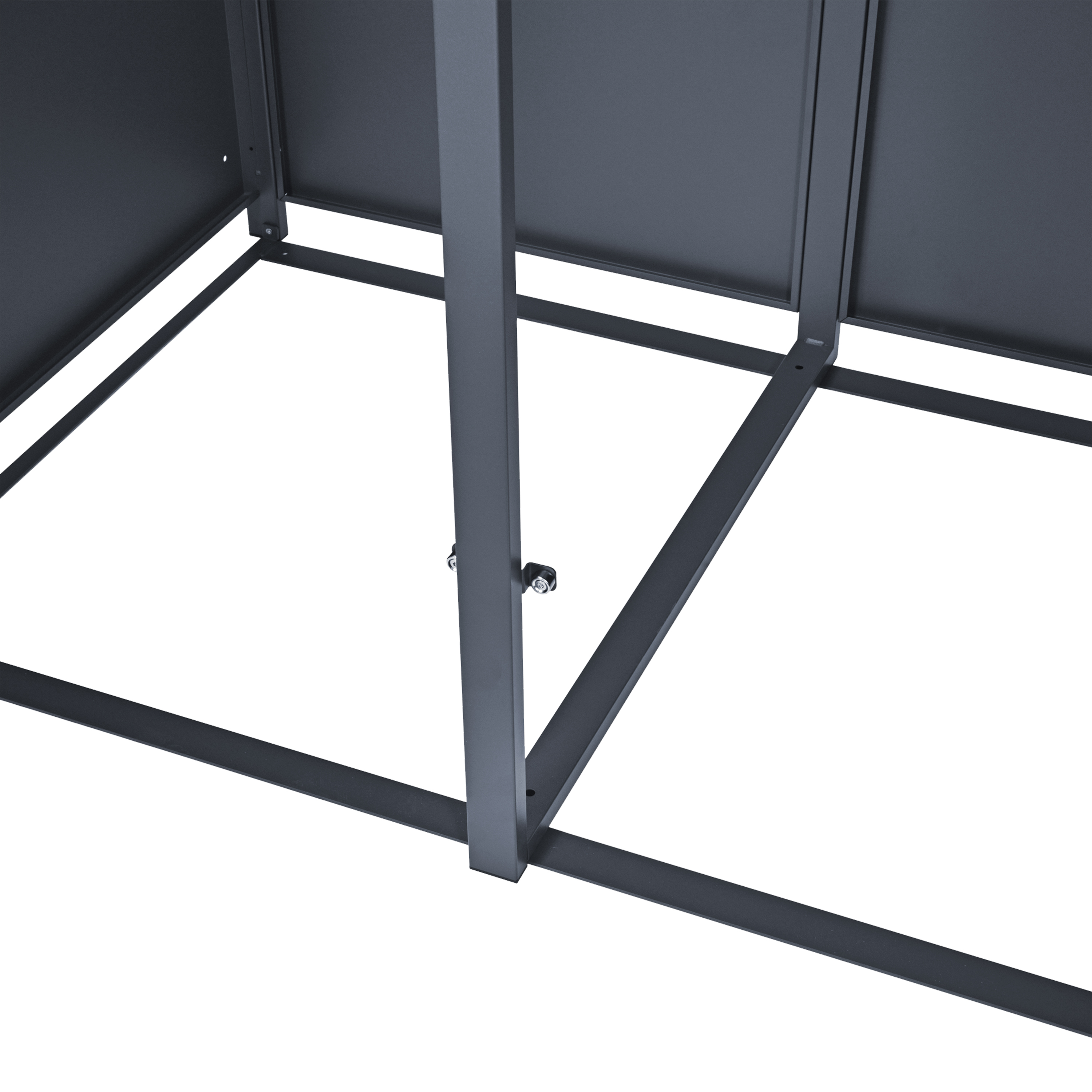 AXI Luke Metal Garbage Bin Shed - 4 Garbage Bins