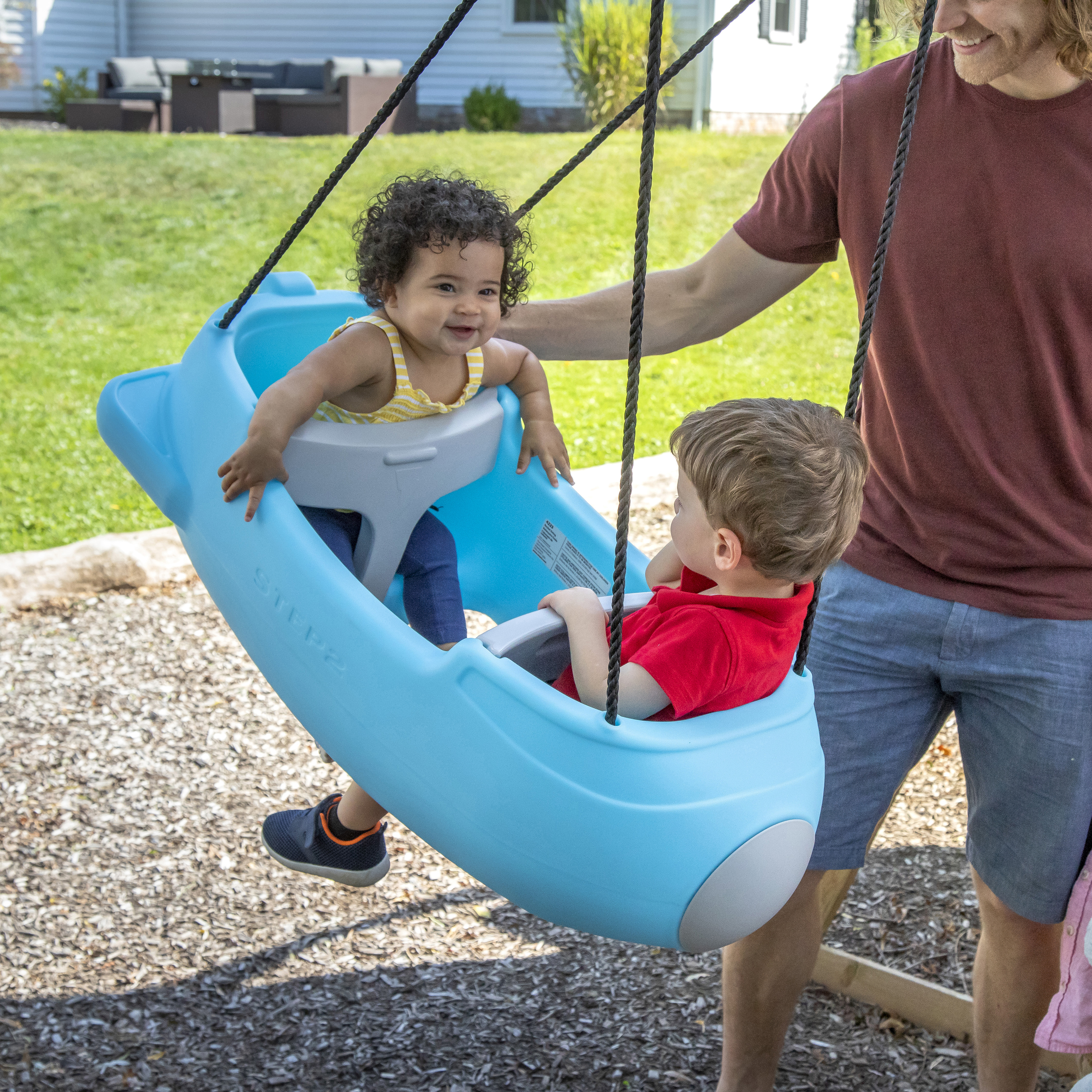 Step2 Rocket Swing for Two Blue-0733538422395 Step2 Rocket Swing for Two Blue