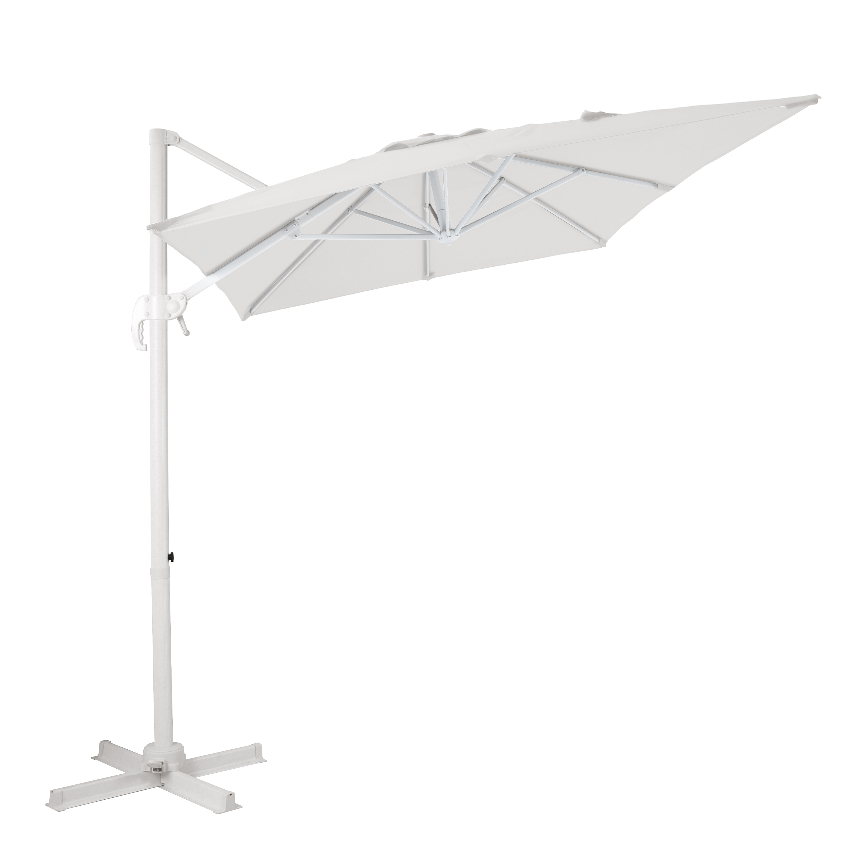 AXI Coco Cantilever Parasol 200x300cm - White/Beige