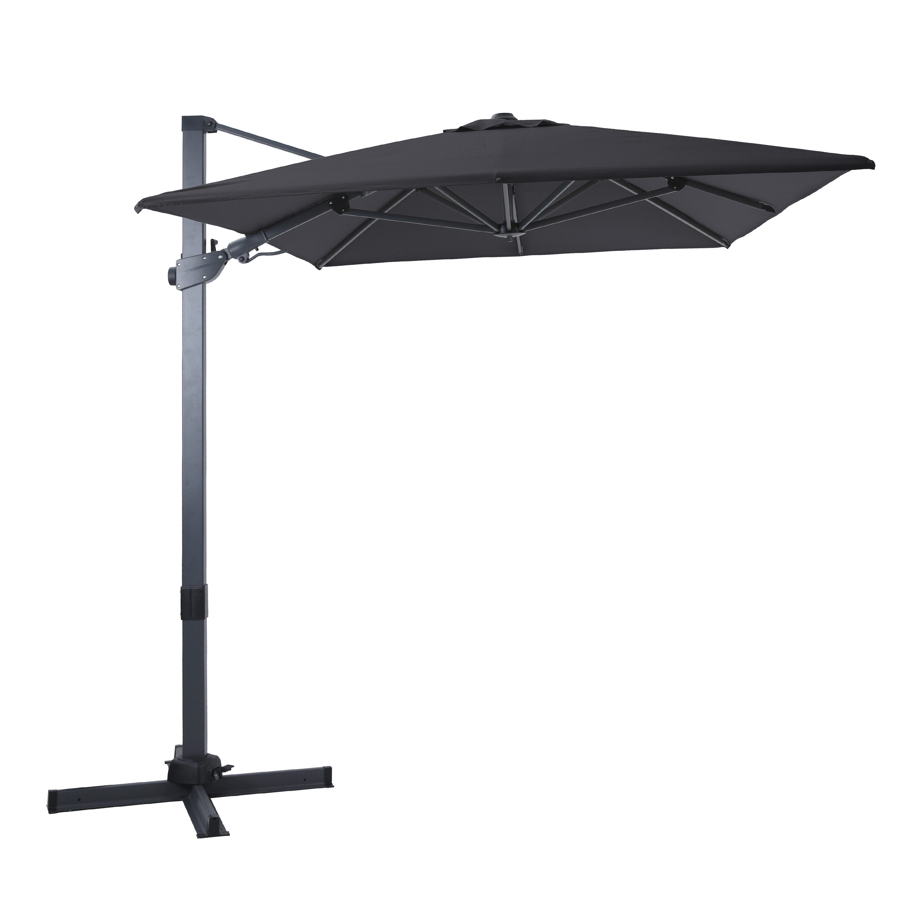 AXI Milad Premium Cantilever Parasol 200x300cm - Grey/Grey