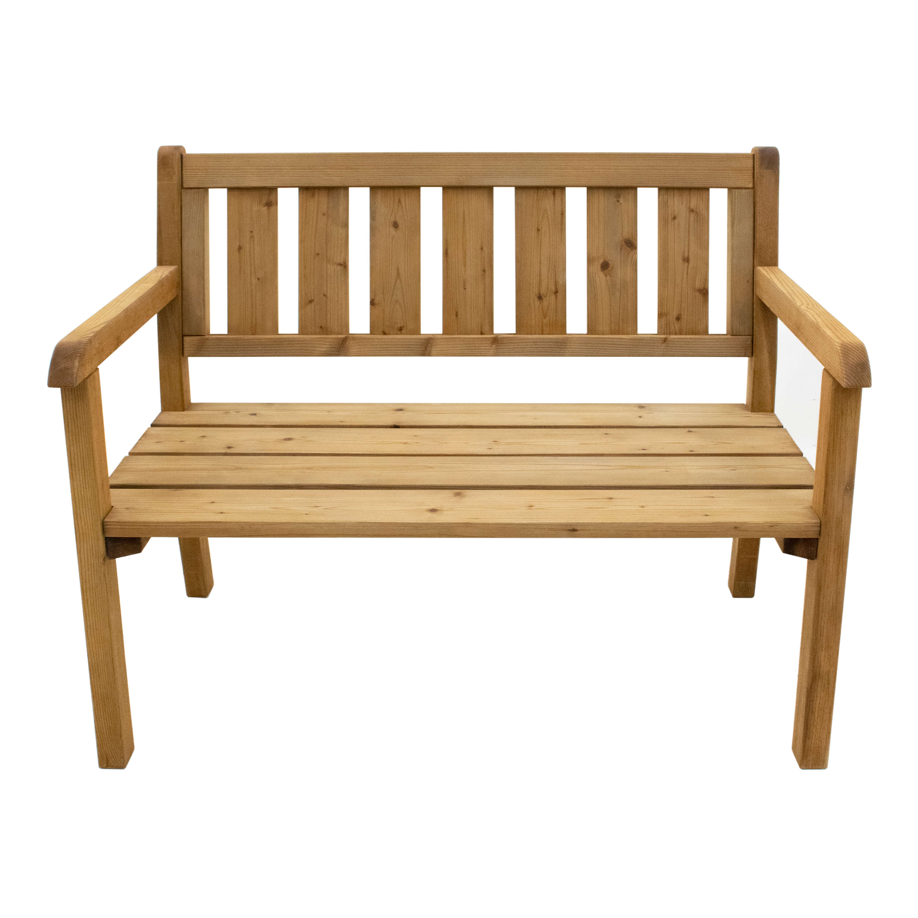 AXI Charlotte Wooden Garden Bench 110 cm - Brown