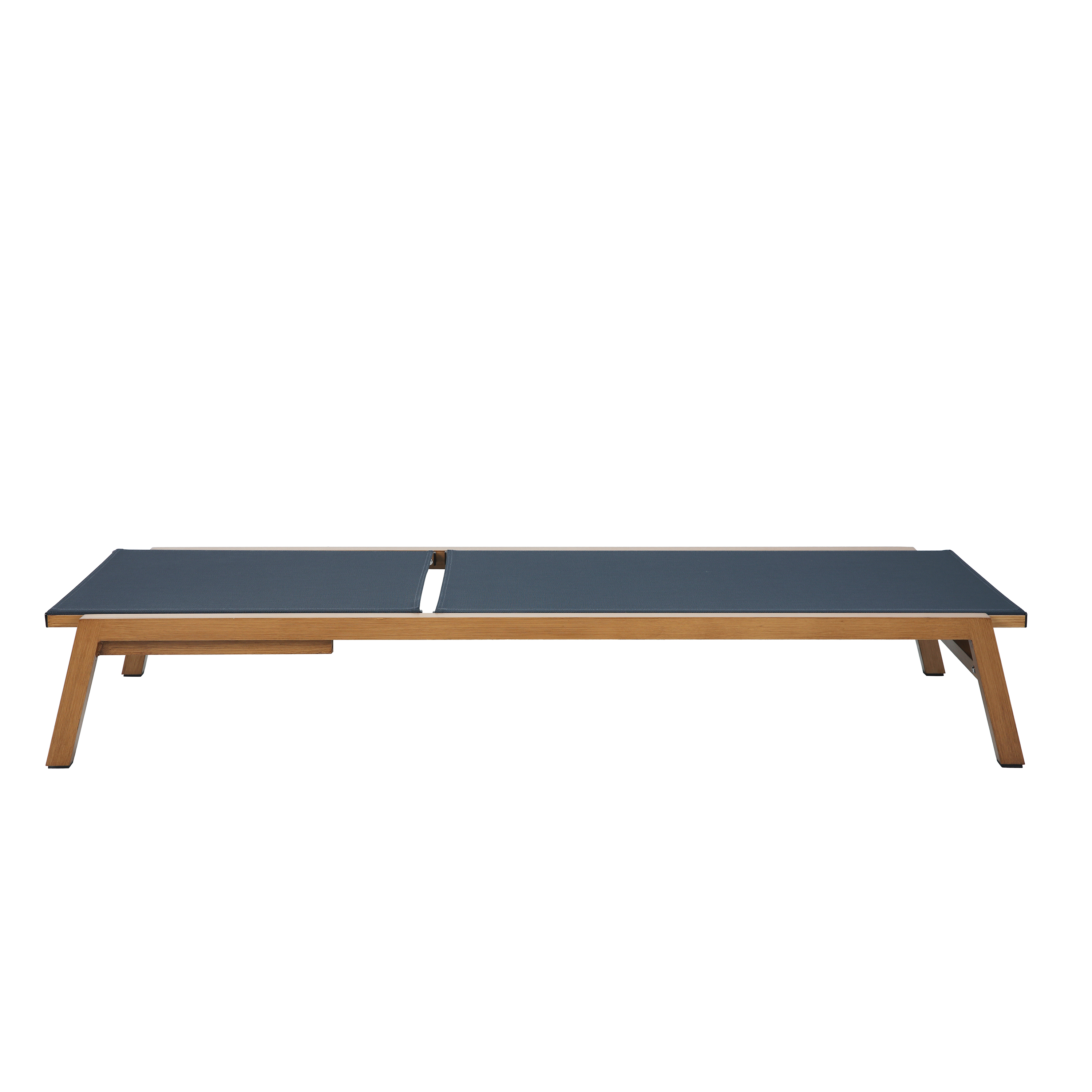 AXI Logan Sunbed - Wood-look/Grey