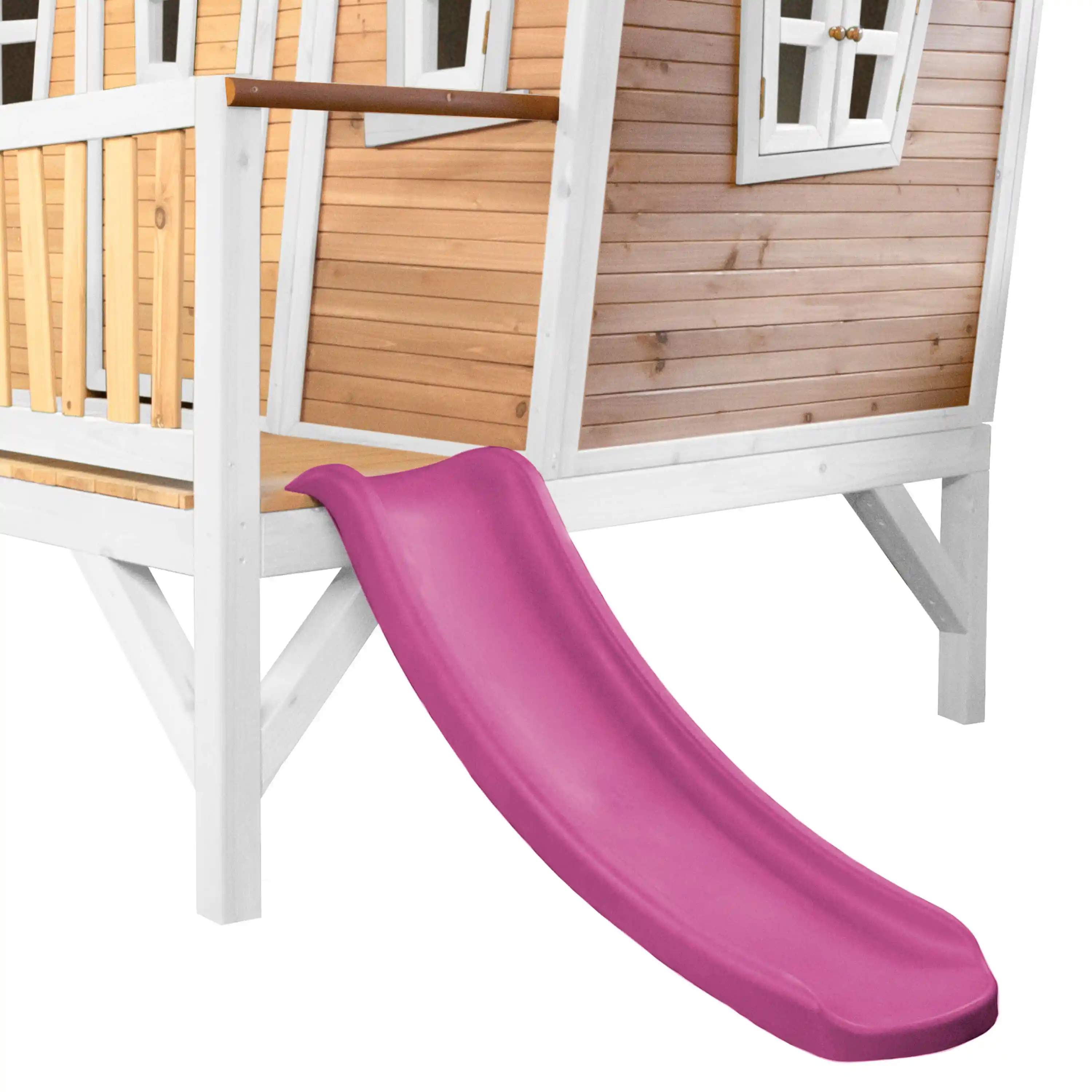 AXI Emma Playhouse Brown/White - Purple Slide