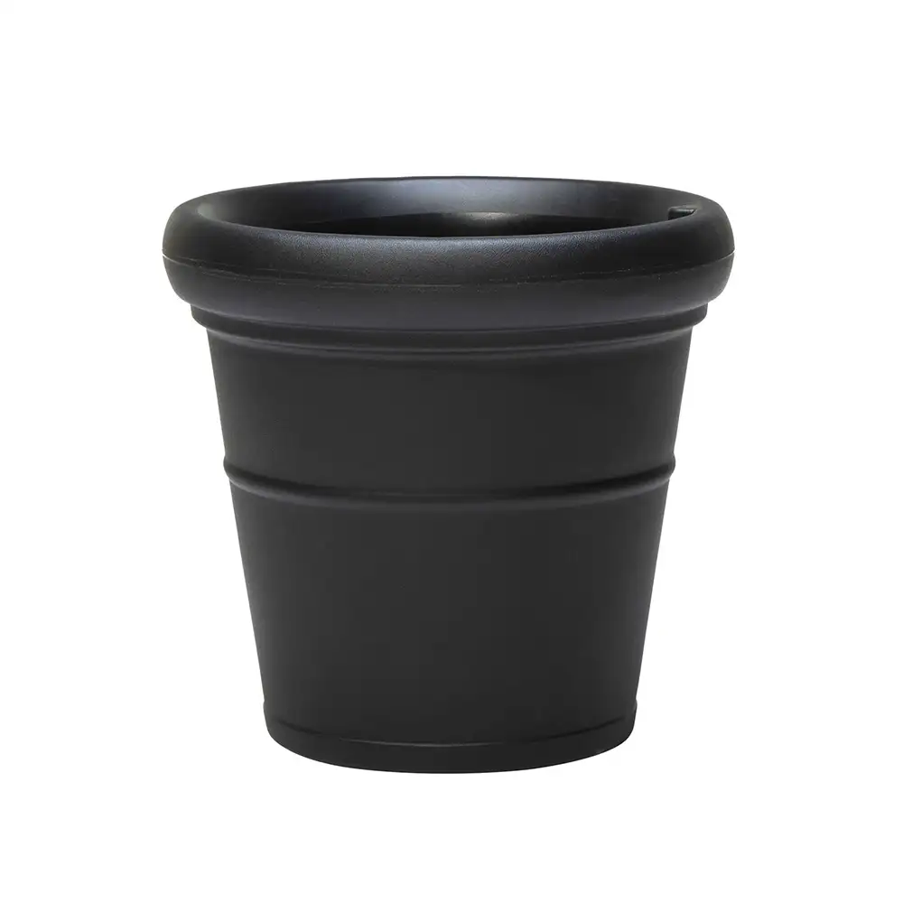 Step2 Claremont Flower Pot - Onyx Black