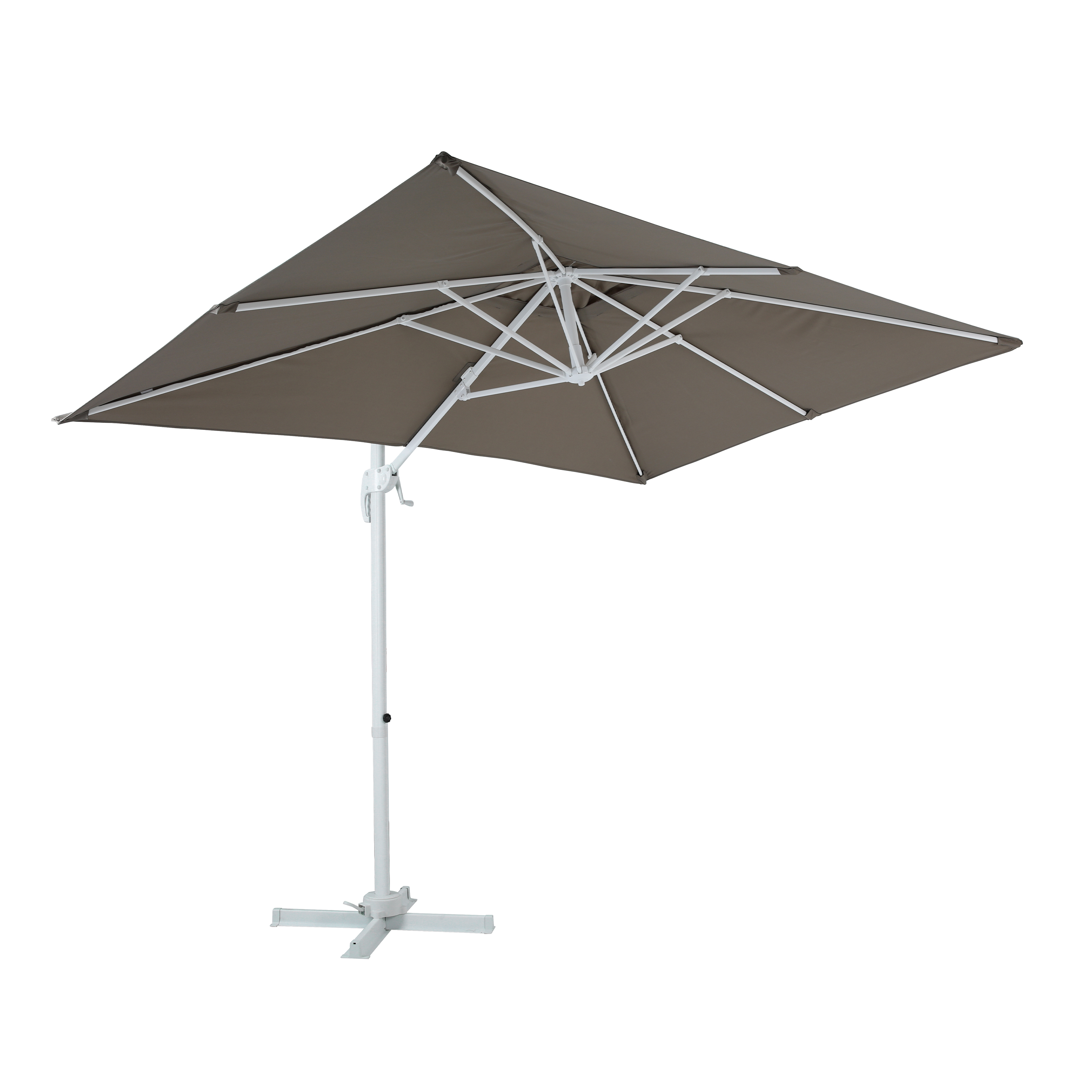 AXI Coco Cantilever Parasol 200x300cm - White/Taupe