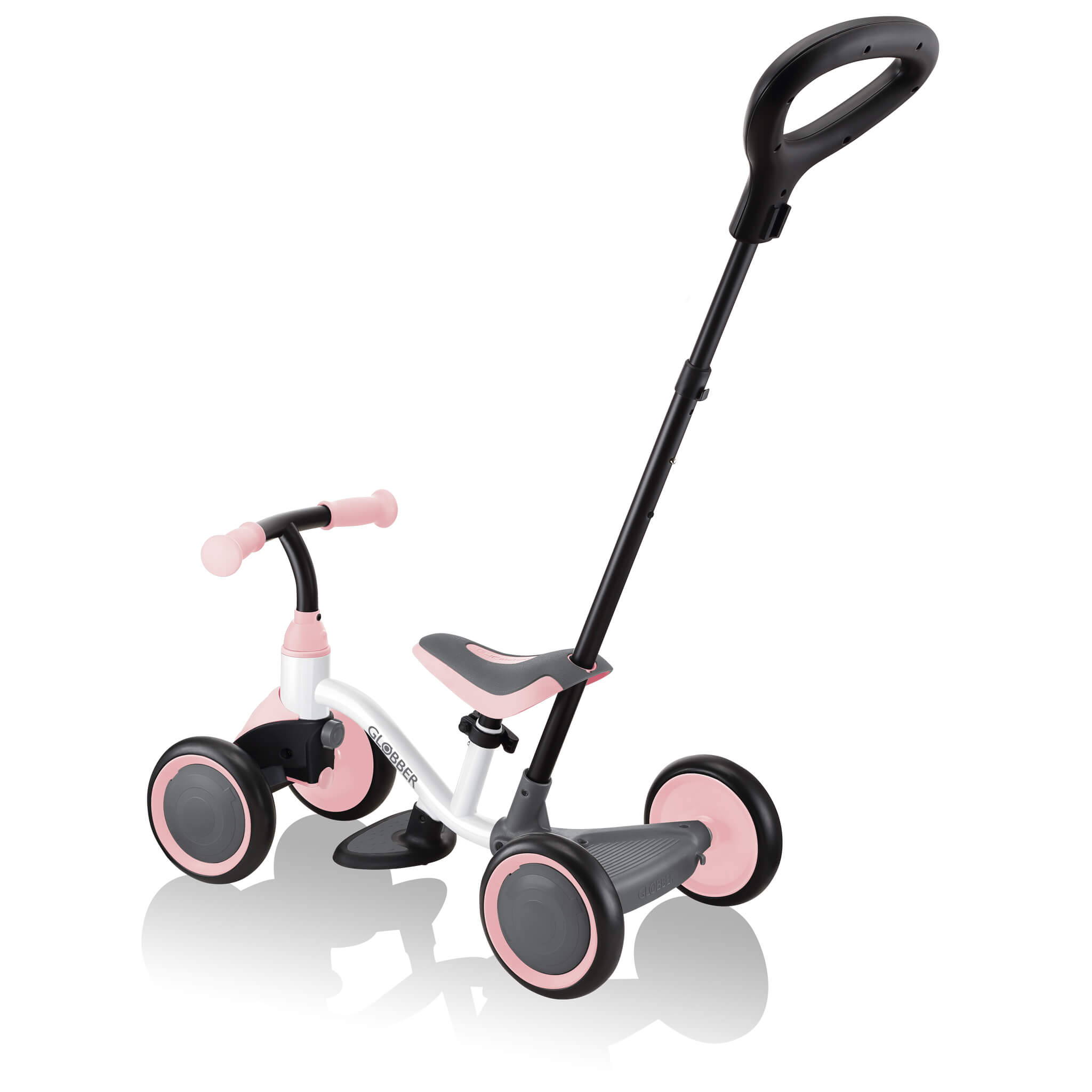 Globber Learning Bike 3-in-1 - White/Pastel Pink