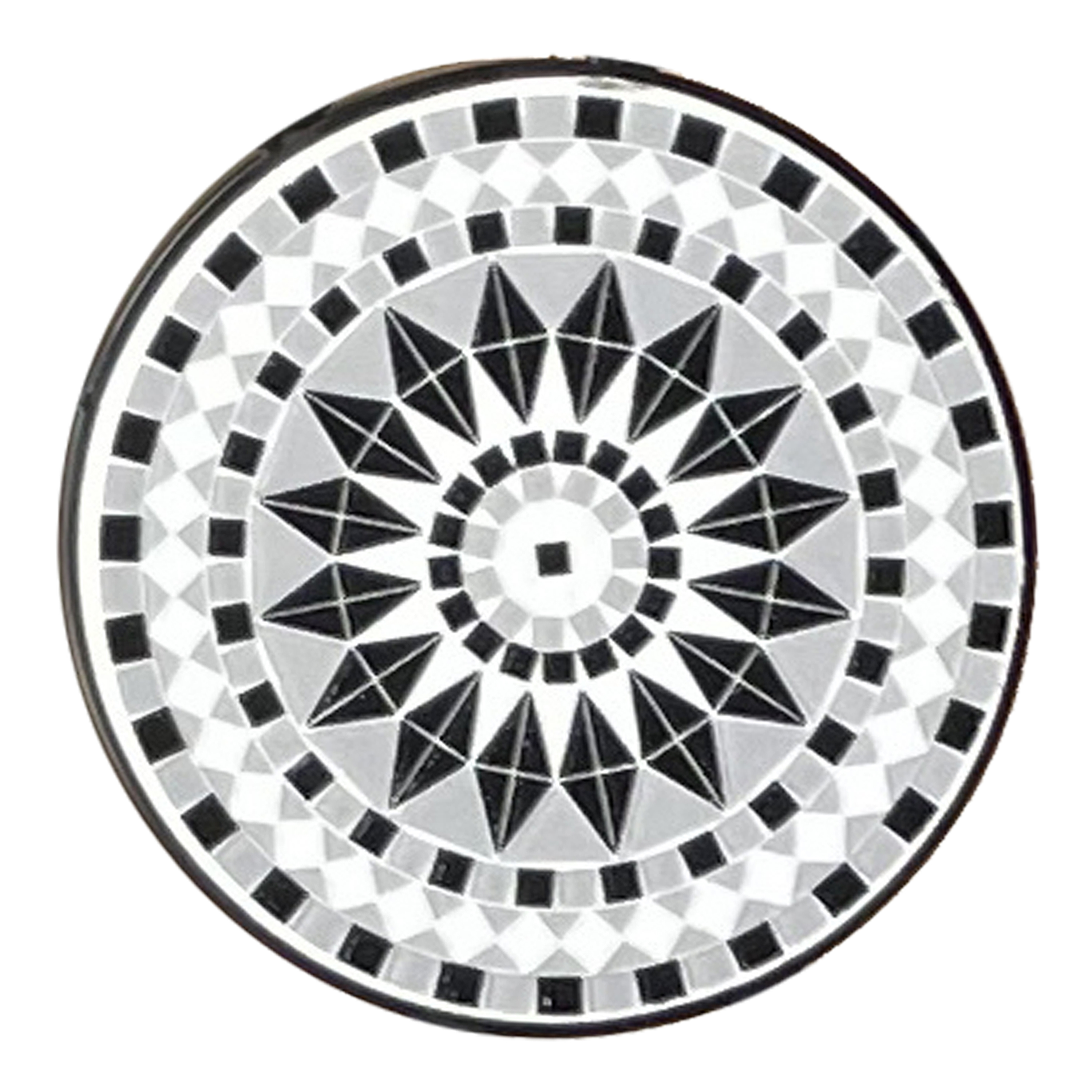 AXI Amélie Bistro Chairs Foldable Black/White – Set 2 pieces