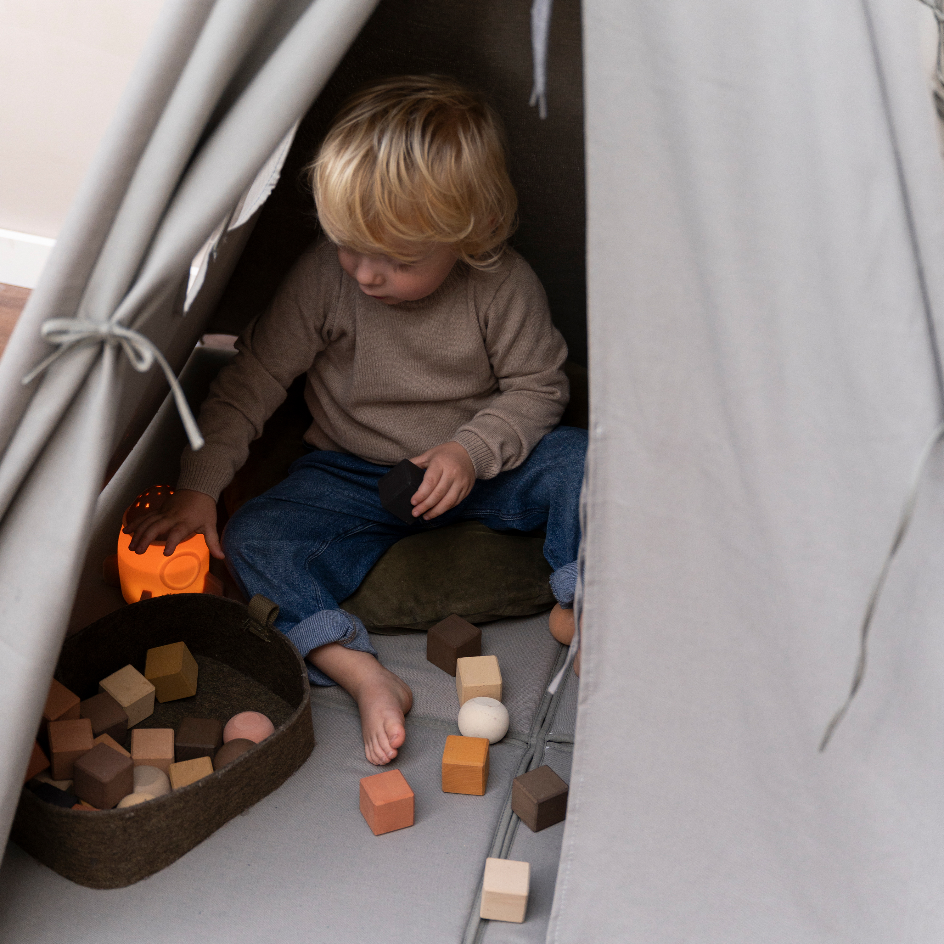 Sunny Alba Teepee Tent - Grey