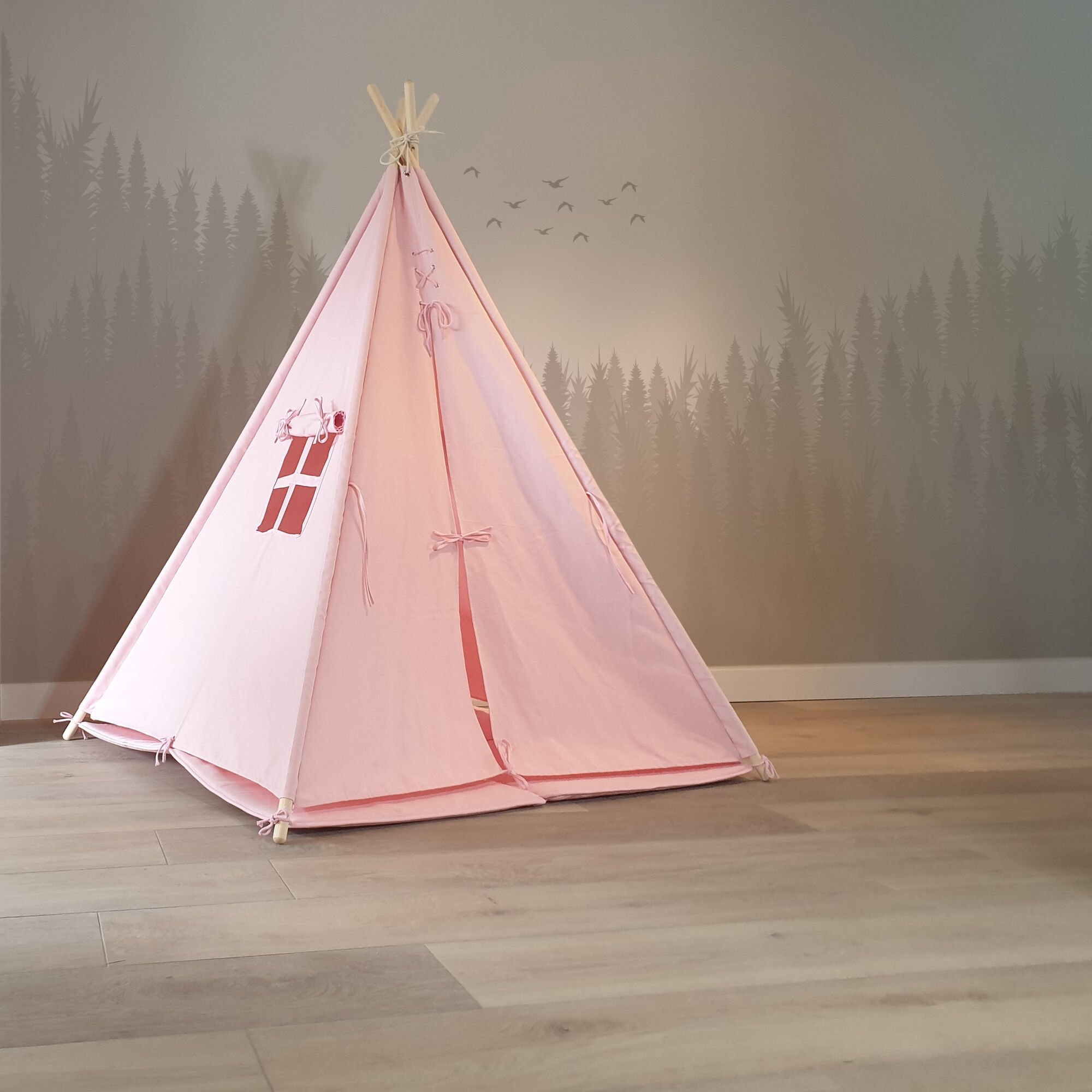 Sunny Alba Teepee Tent - Pastel Pink