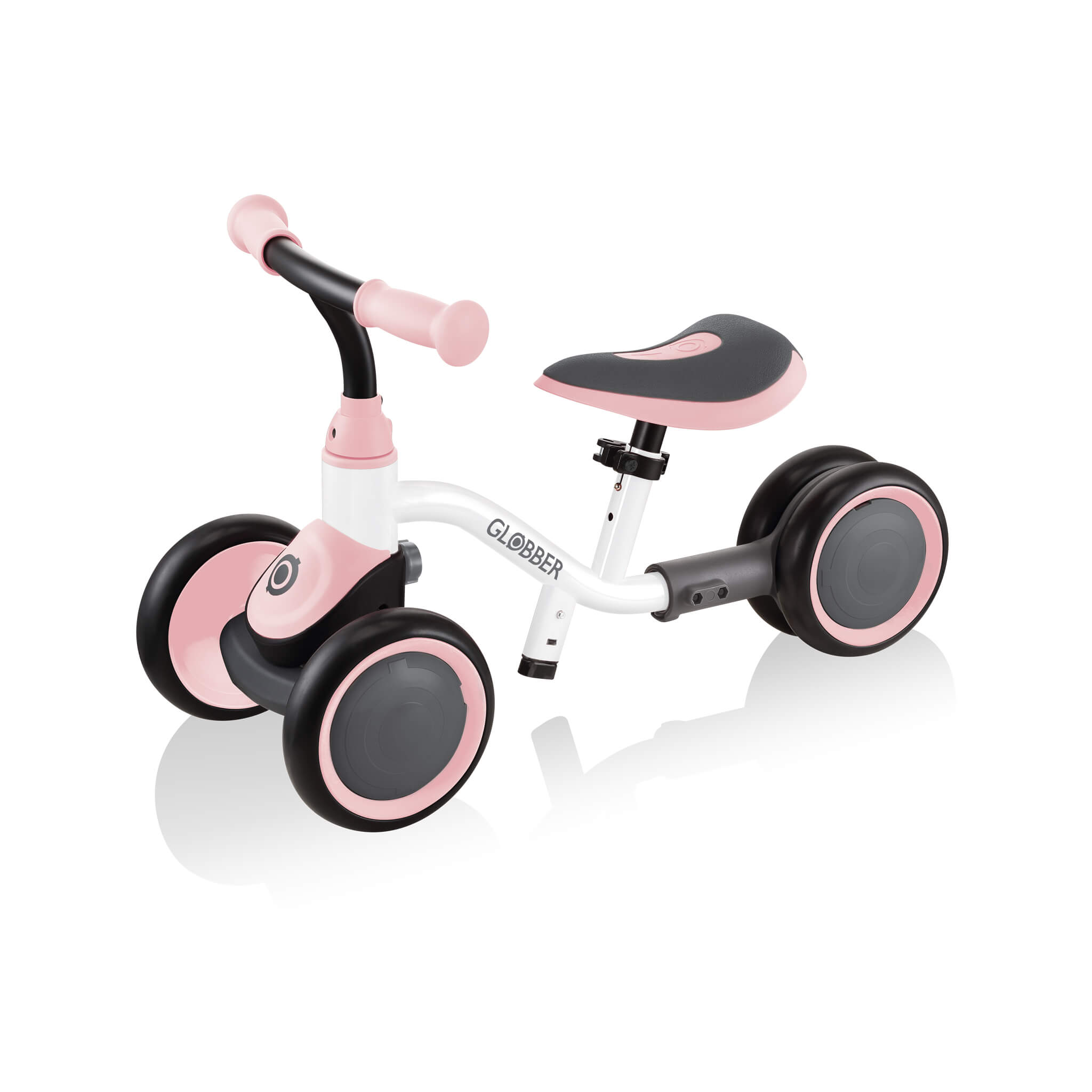 Globber Learning Bike 3-in-1 - White/Pastel Pink