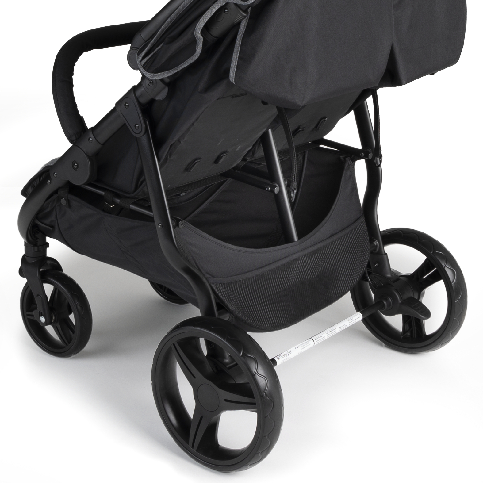 Gaggle Roadster stroller for 2 children in black - Duo stroller