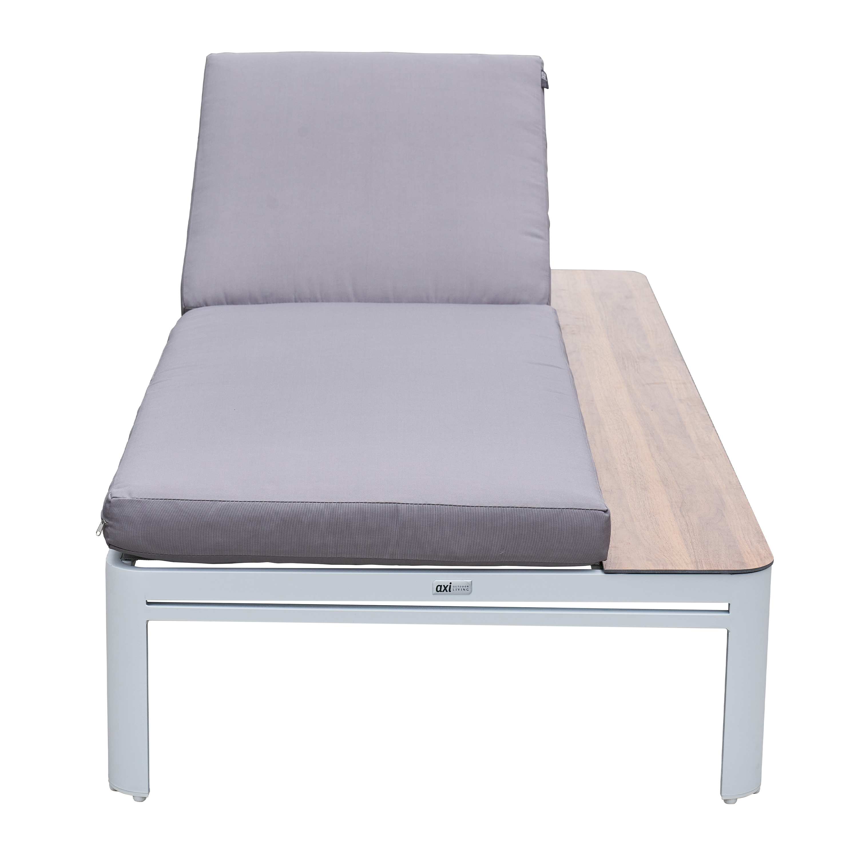 AXI Kira Sunbed with table - White/Grey