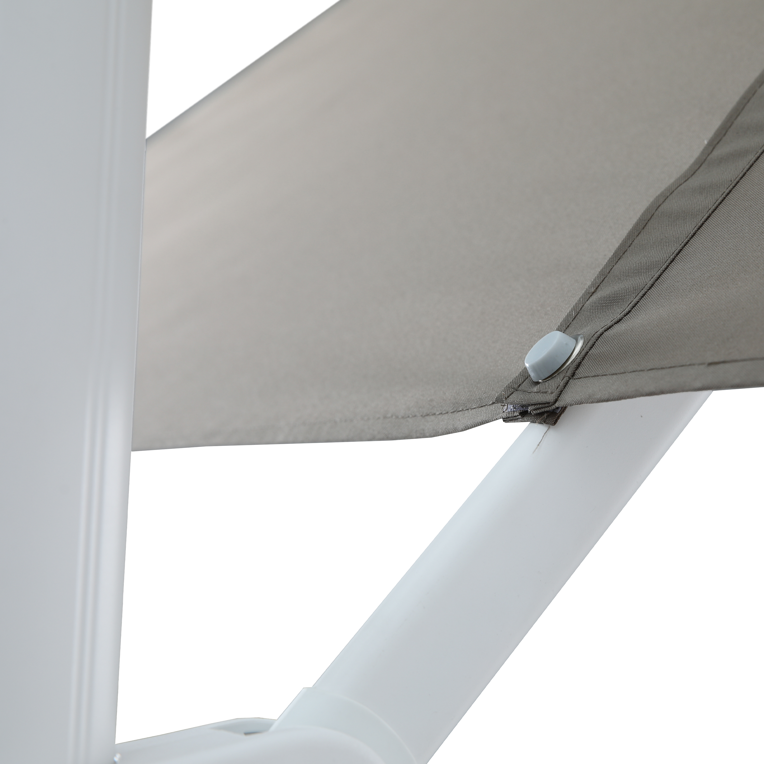 AXI Coco Cantilever Parasol 200x300cm - White/Taupe