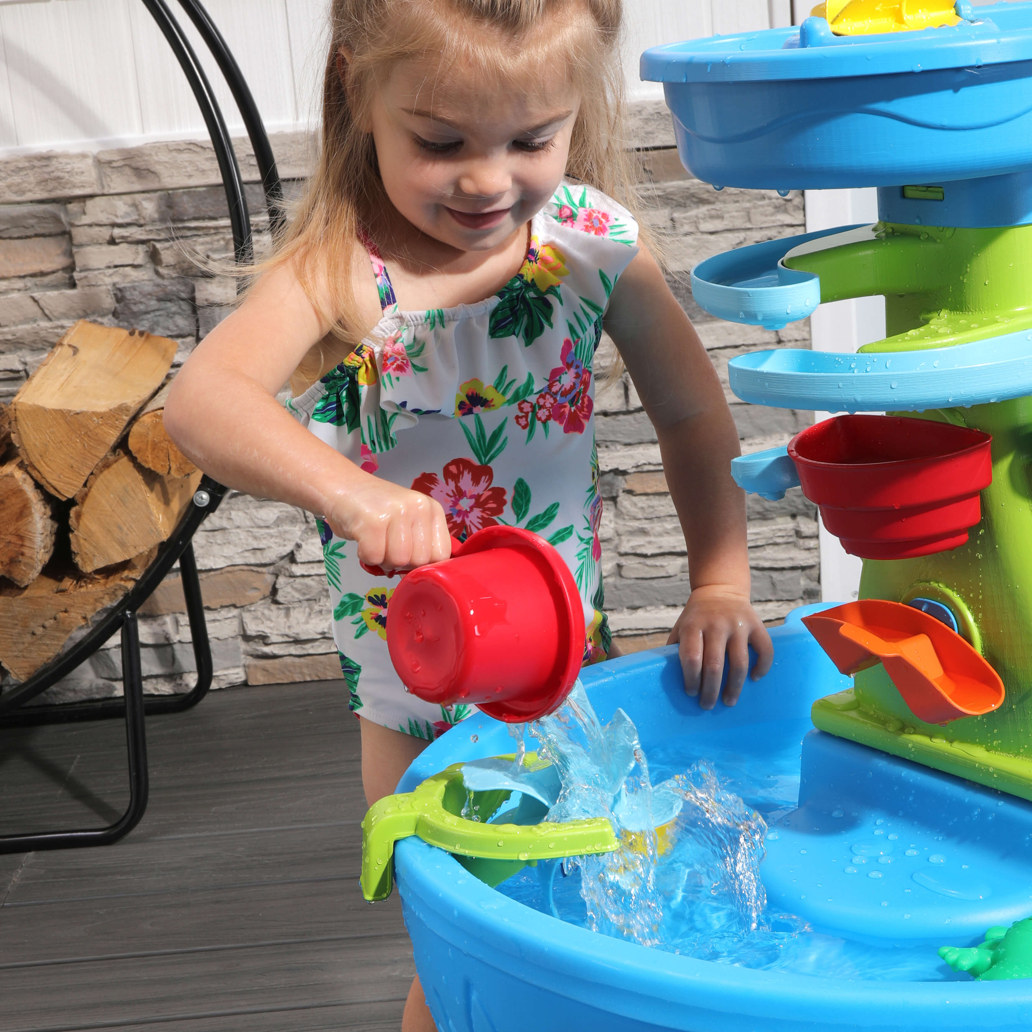 Step2 Double Showers Splash Water Table