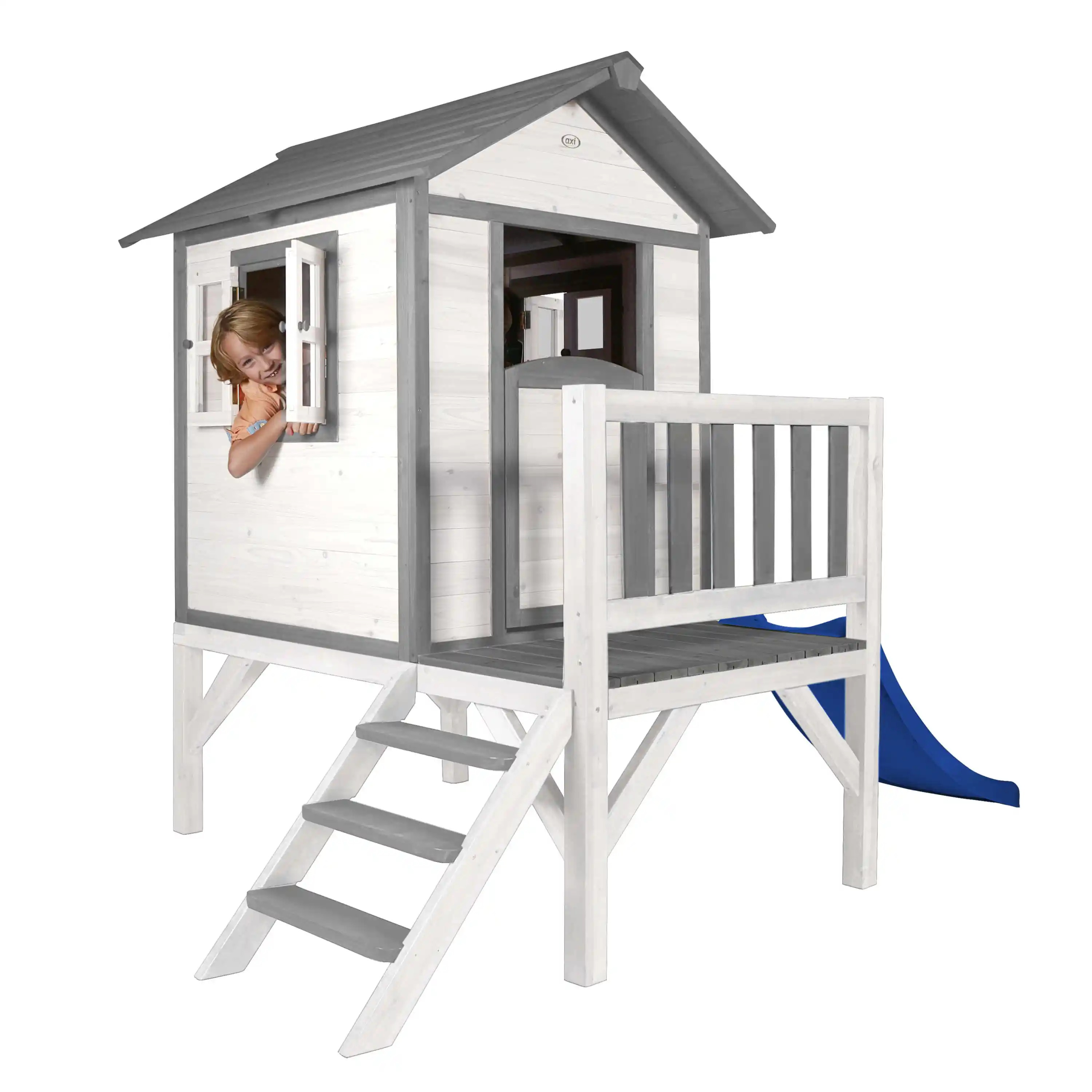 AXI Lodge XL Playhouse Classic - Blue Slide