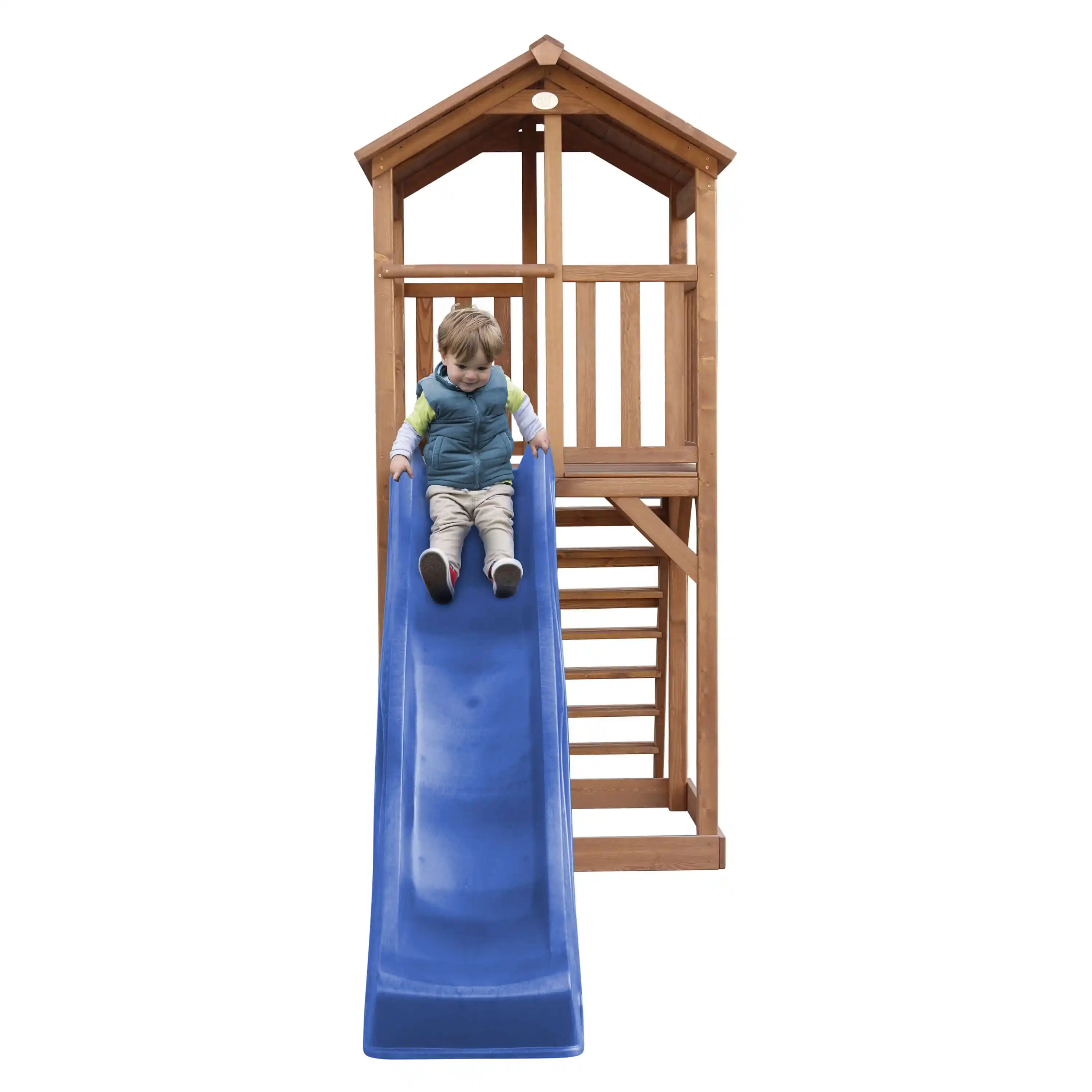 AXI Beach Tower Brown - Blue Slide