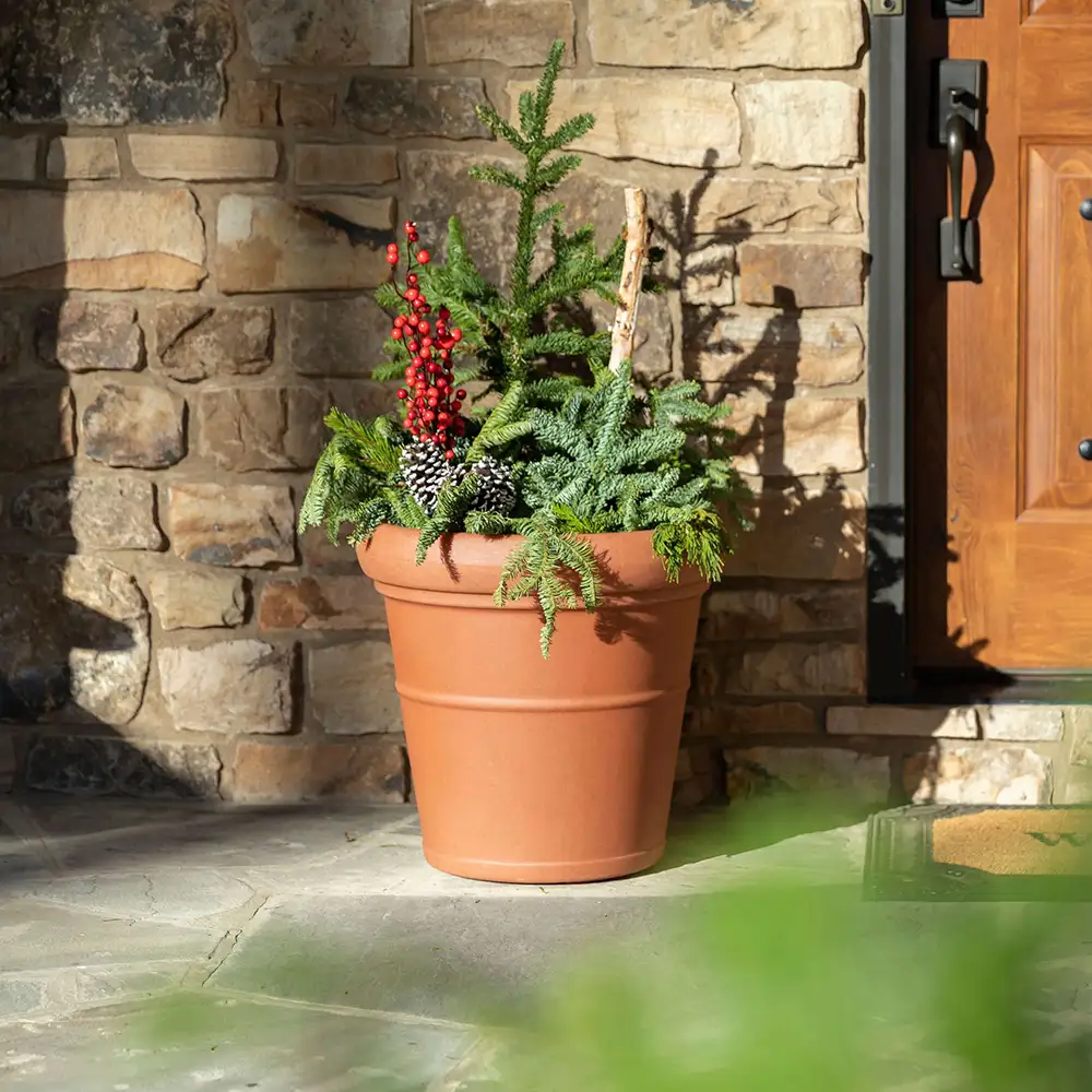 Step2 Claremont Flower Pot - Terracotta