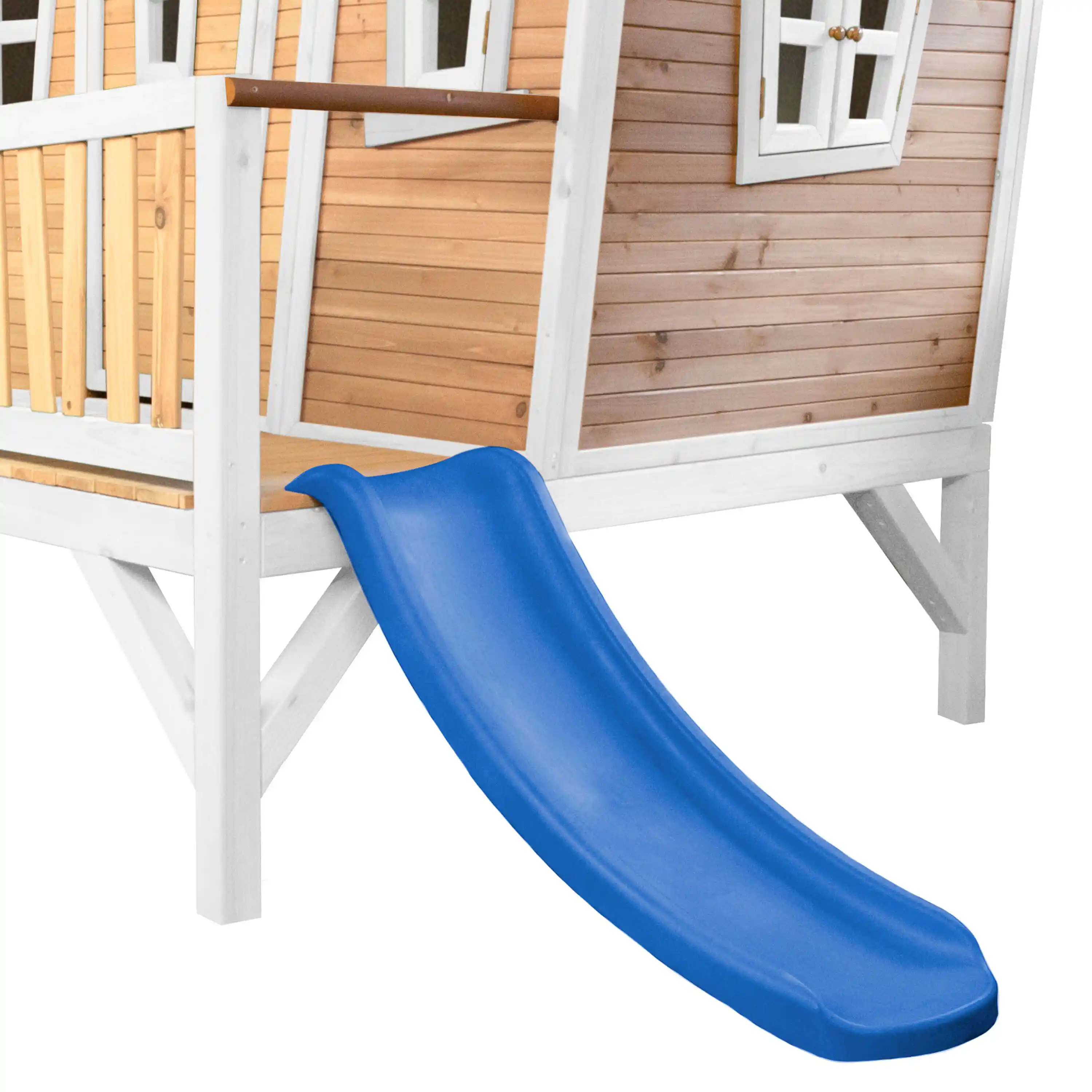 AXI Emma Playhouse Brown/White - Blue Slide