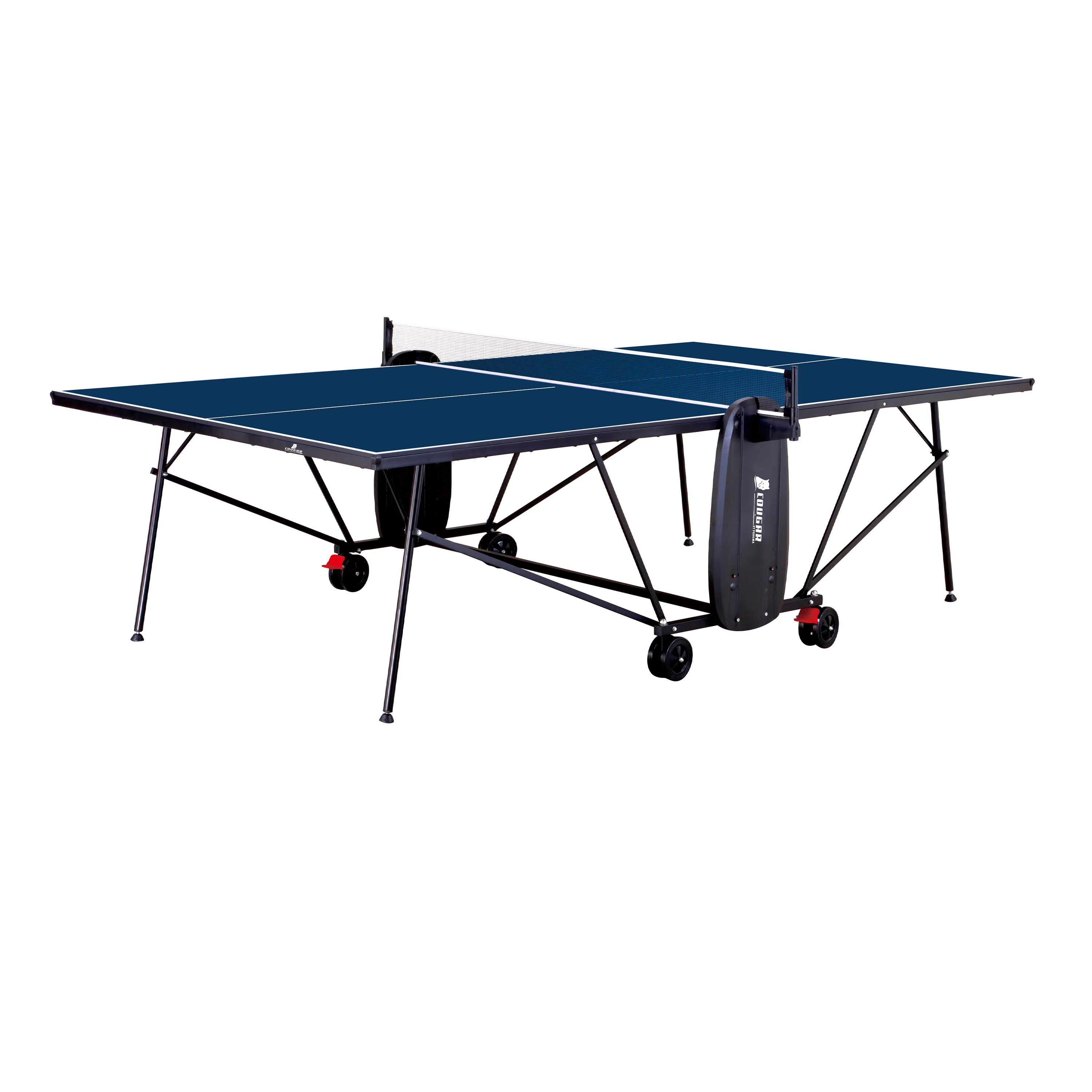 Cougar Table Tennis Table Deluxe 2800 Indoor - Blue