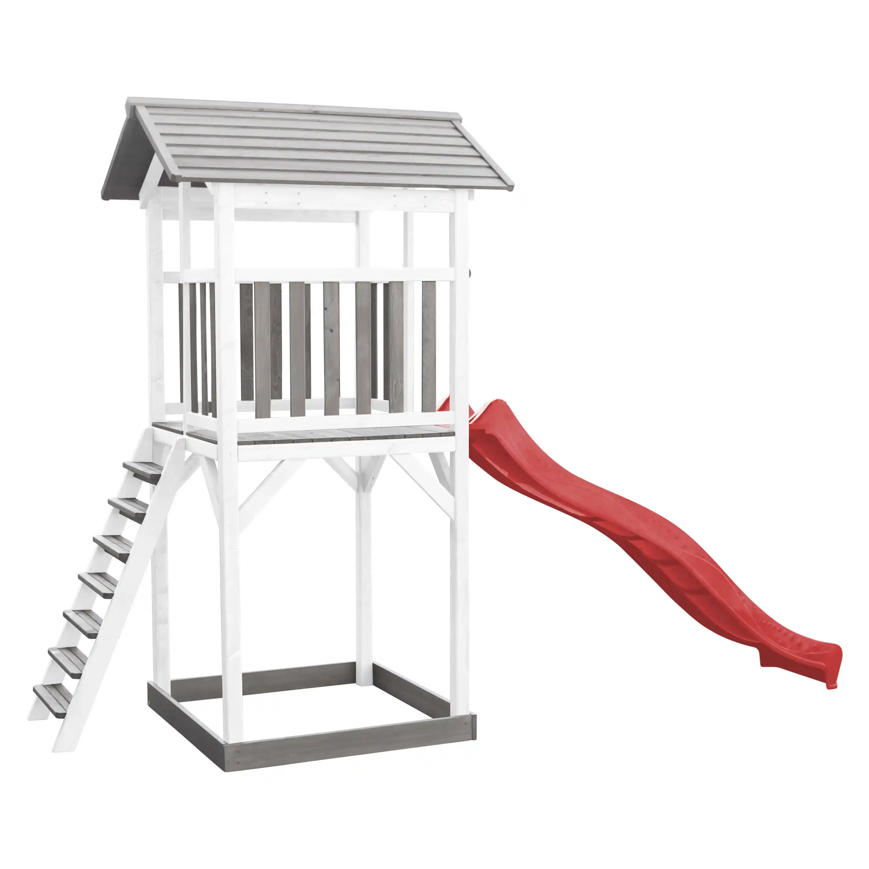 AXI Beach Tower Grey/White - Red Slide