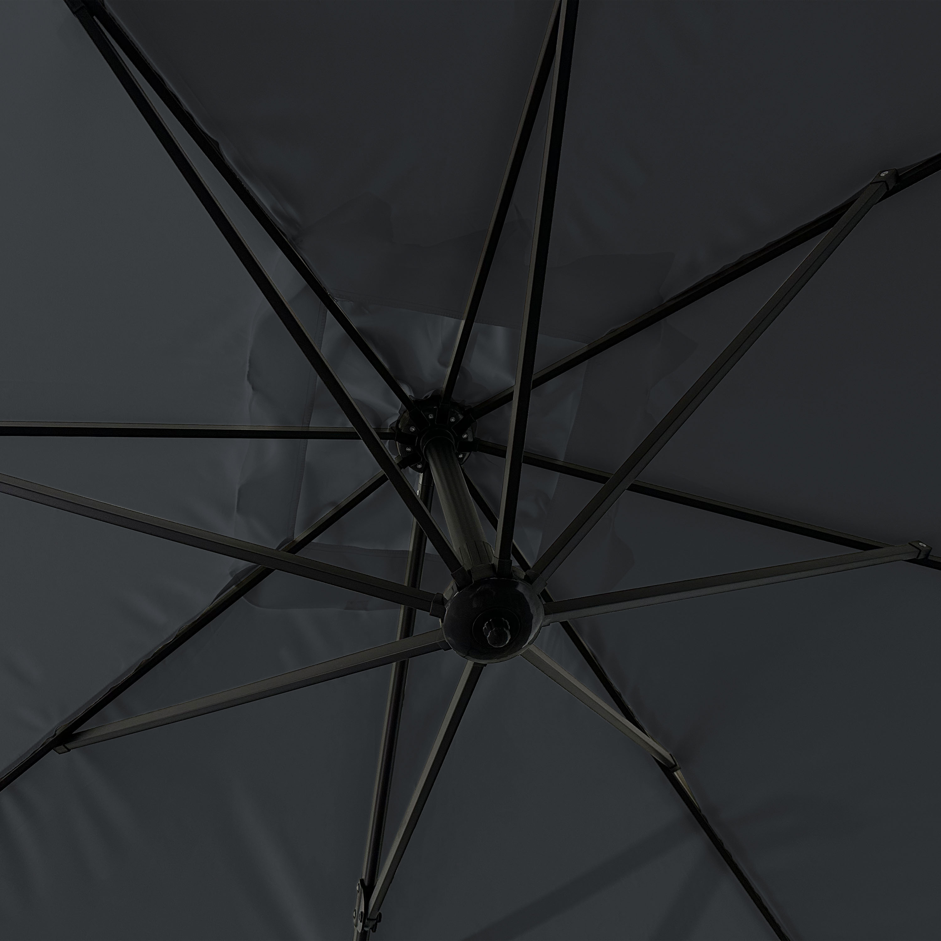 AXI Mira Cantilever Parasol 300x300cm Anthracite/Grey
