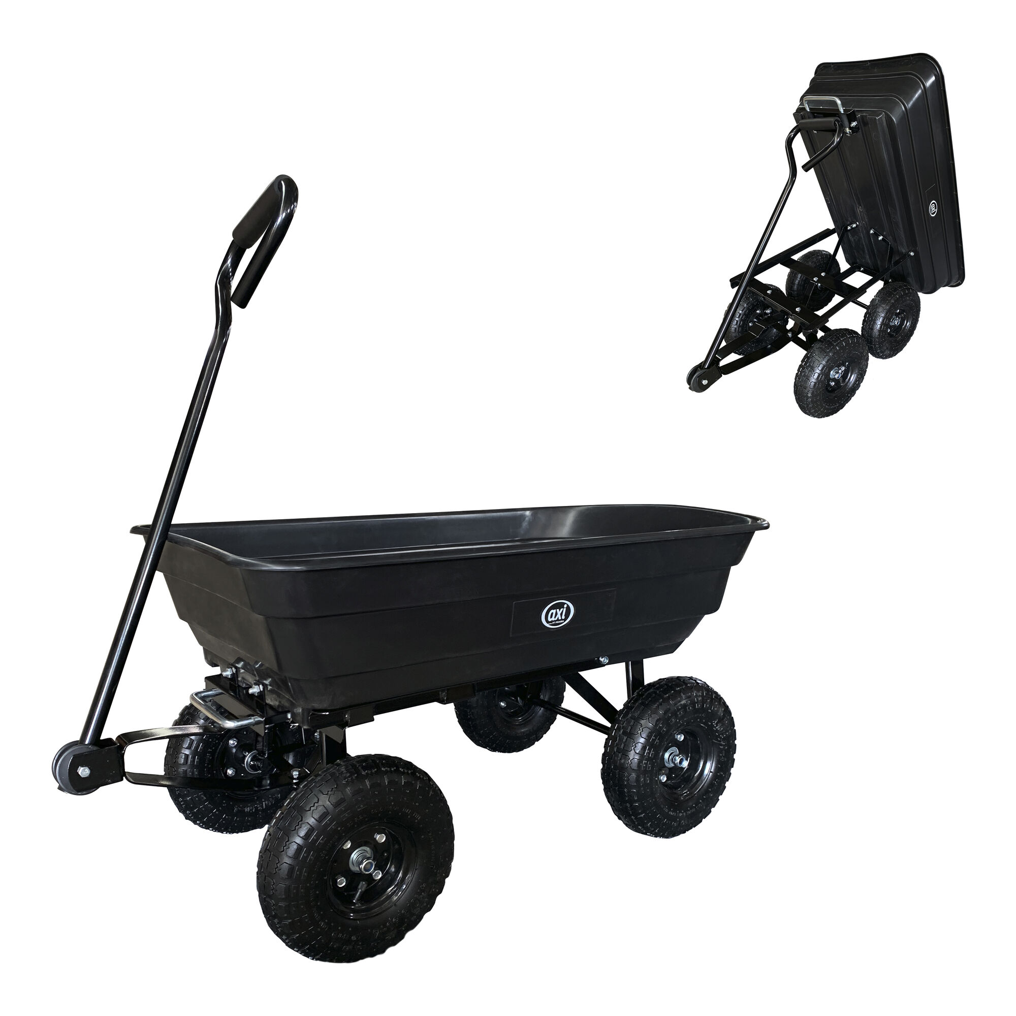 productfoto AXI AG75 Tuin transport kiepwagen Zwart