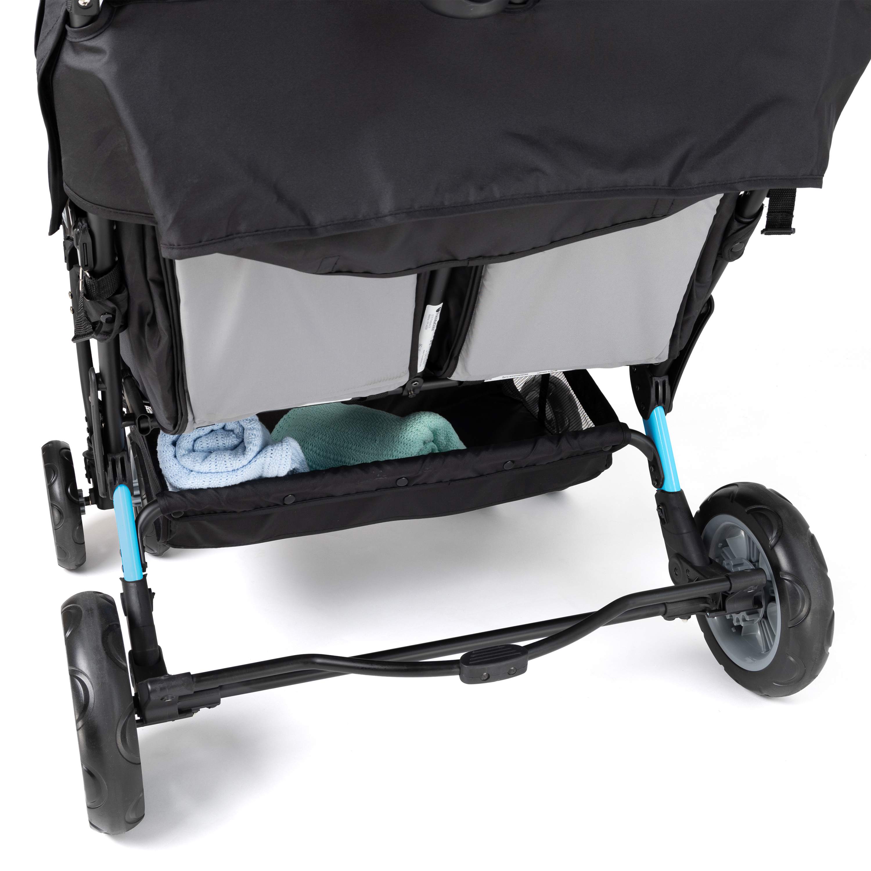 Gaggle Odyssey 4x4 Quad Stroller for 4 Children - Turquoise