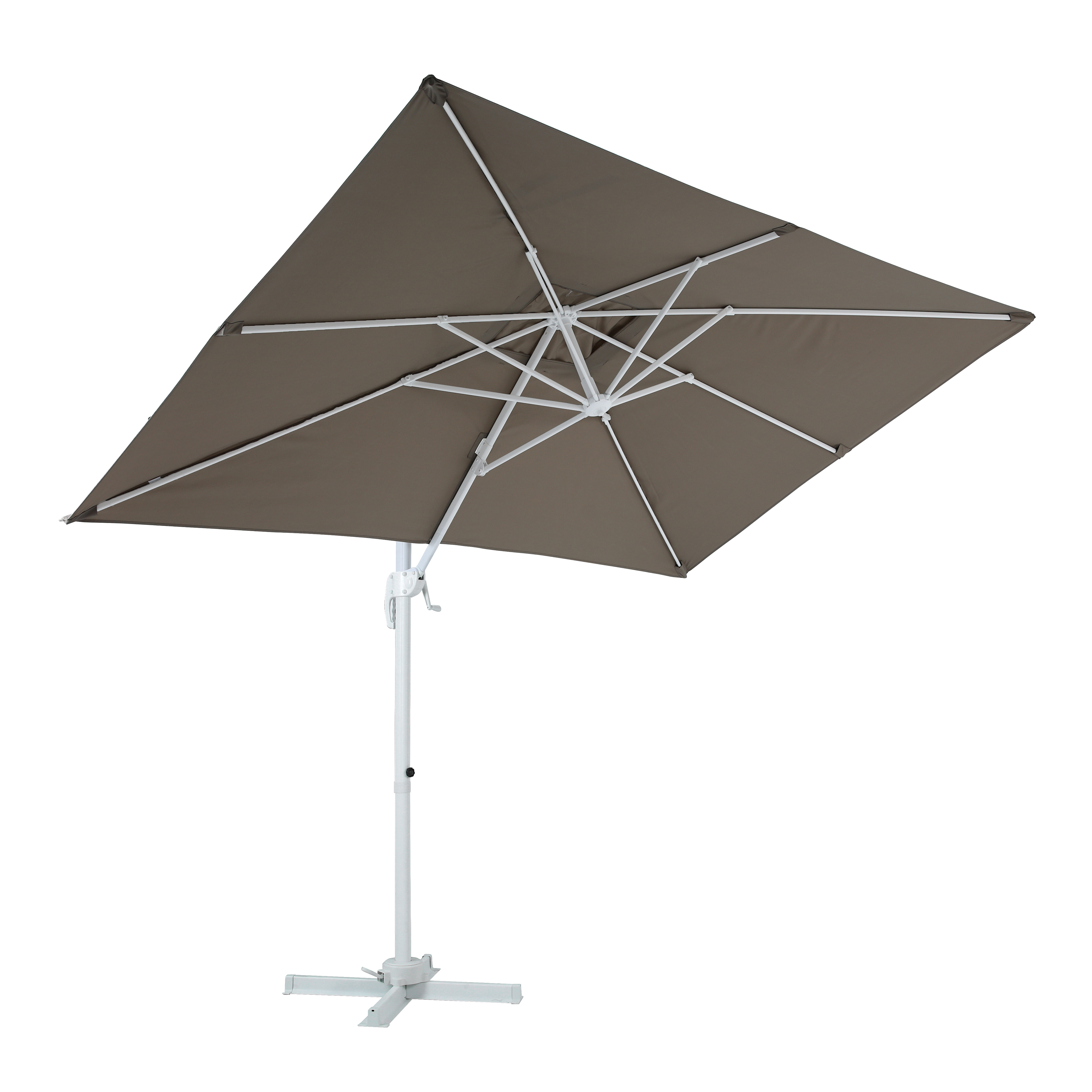 AXI Coco Cantilever Parasol 200x300cm - White/Taupe