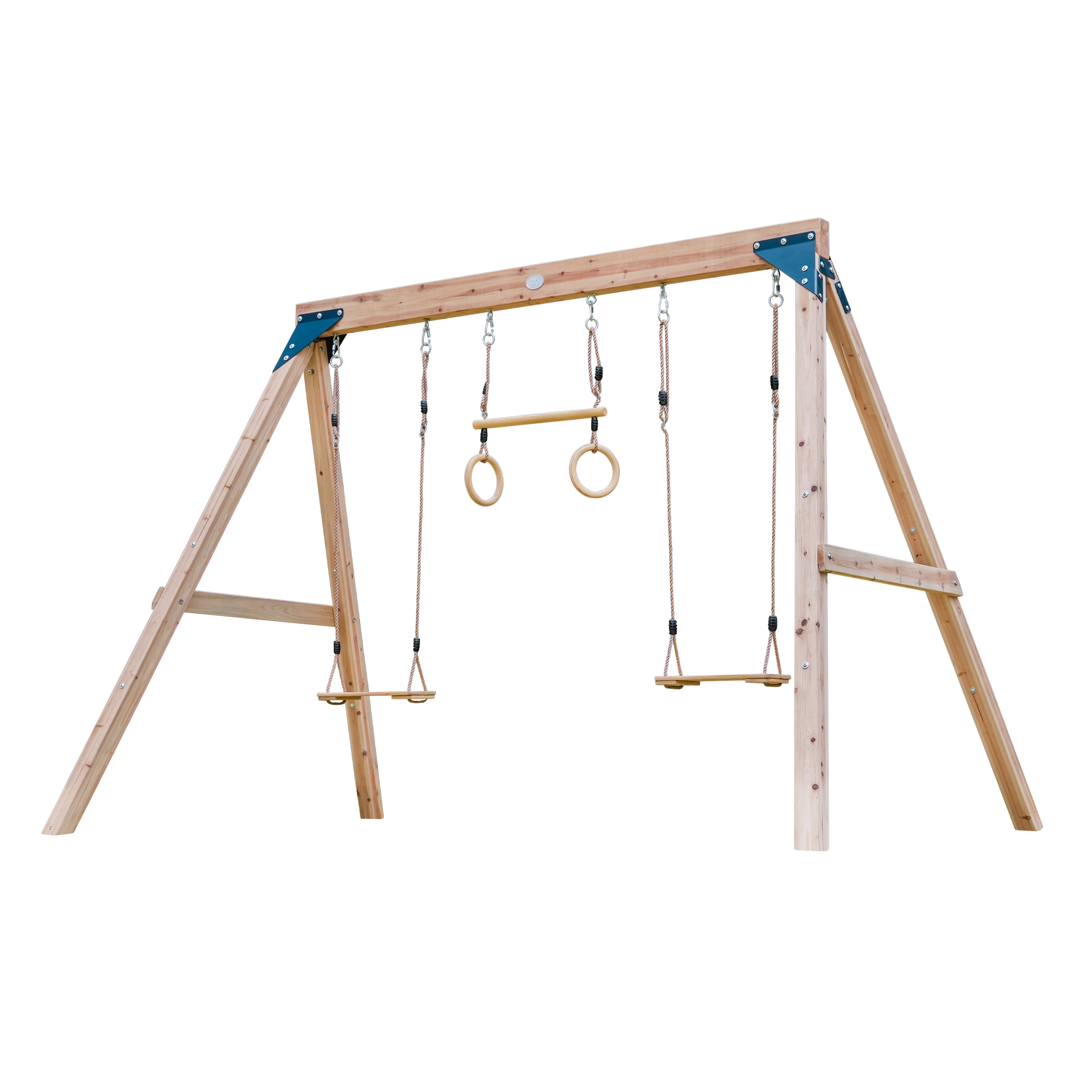 AXI Maya Double Swing Set with Trapeze