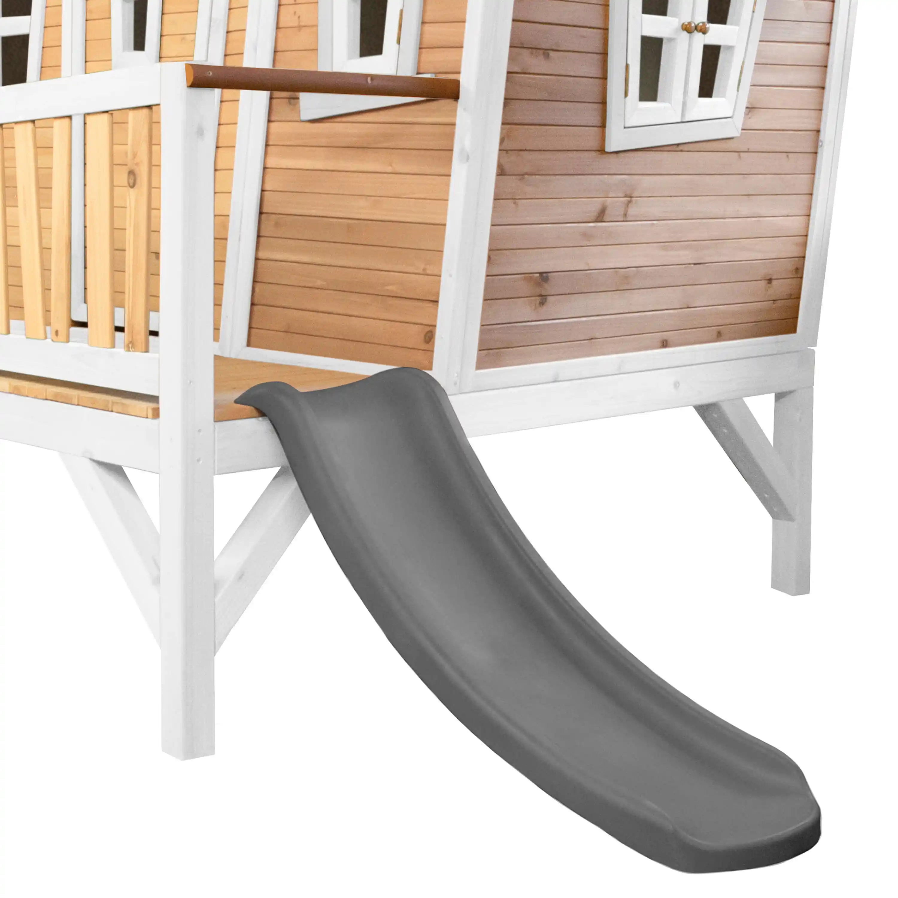 AXI Emma Playhouse Brown/White - Grey Slide