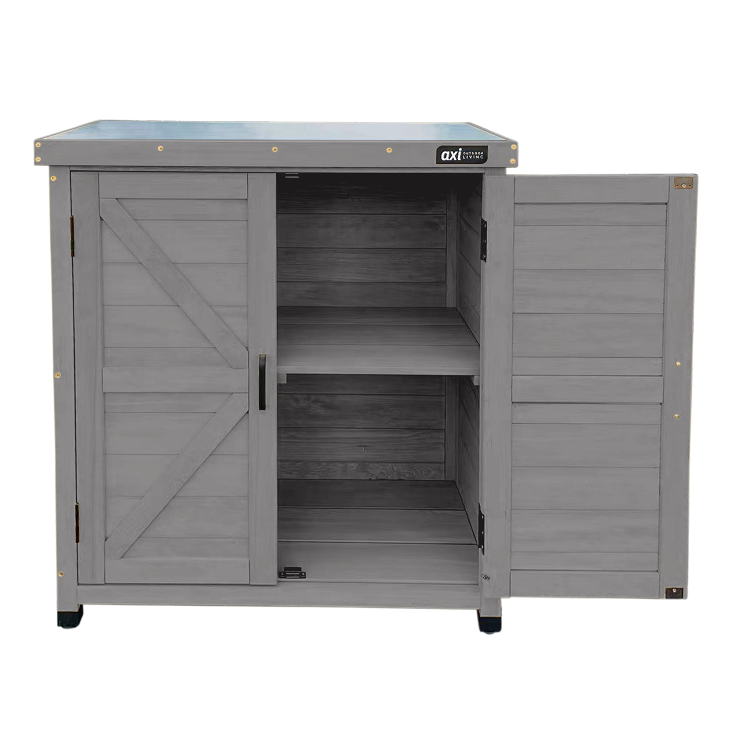 Felix wooden storage cabinet Warm Grey