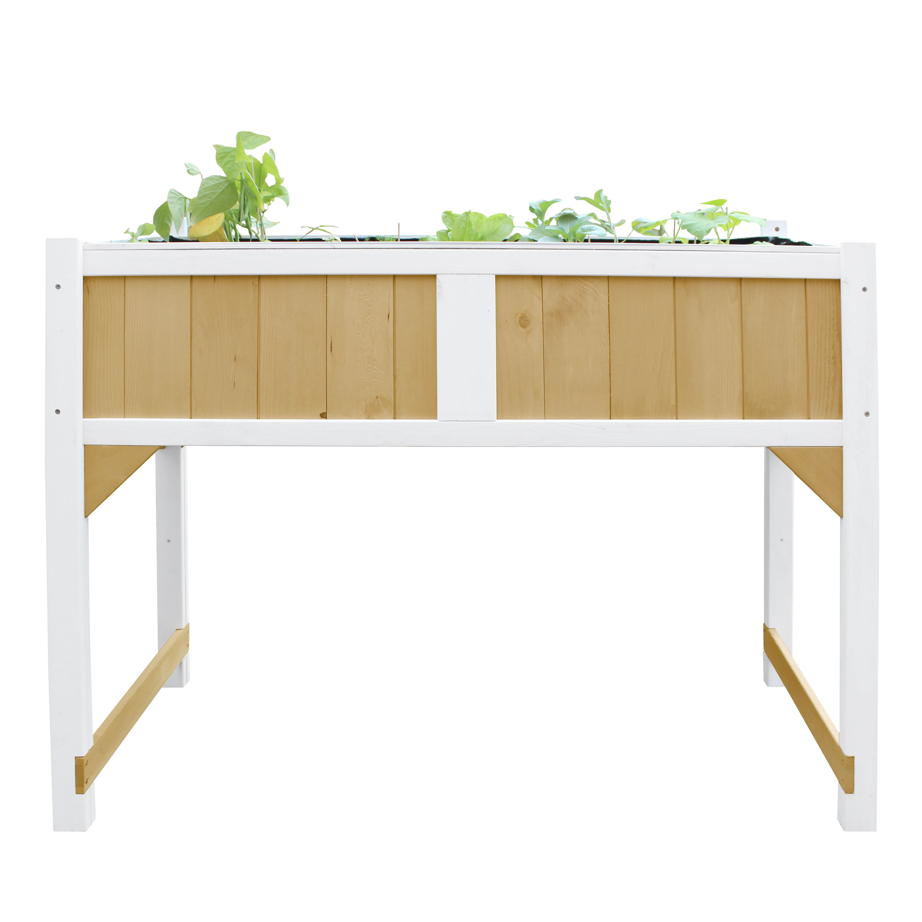 AXI Gardening Table with ground cloth - Brown/White