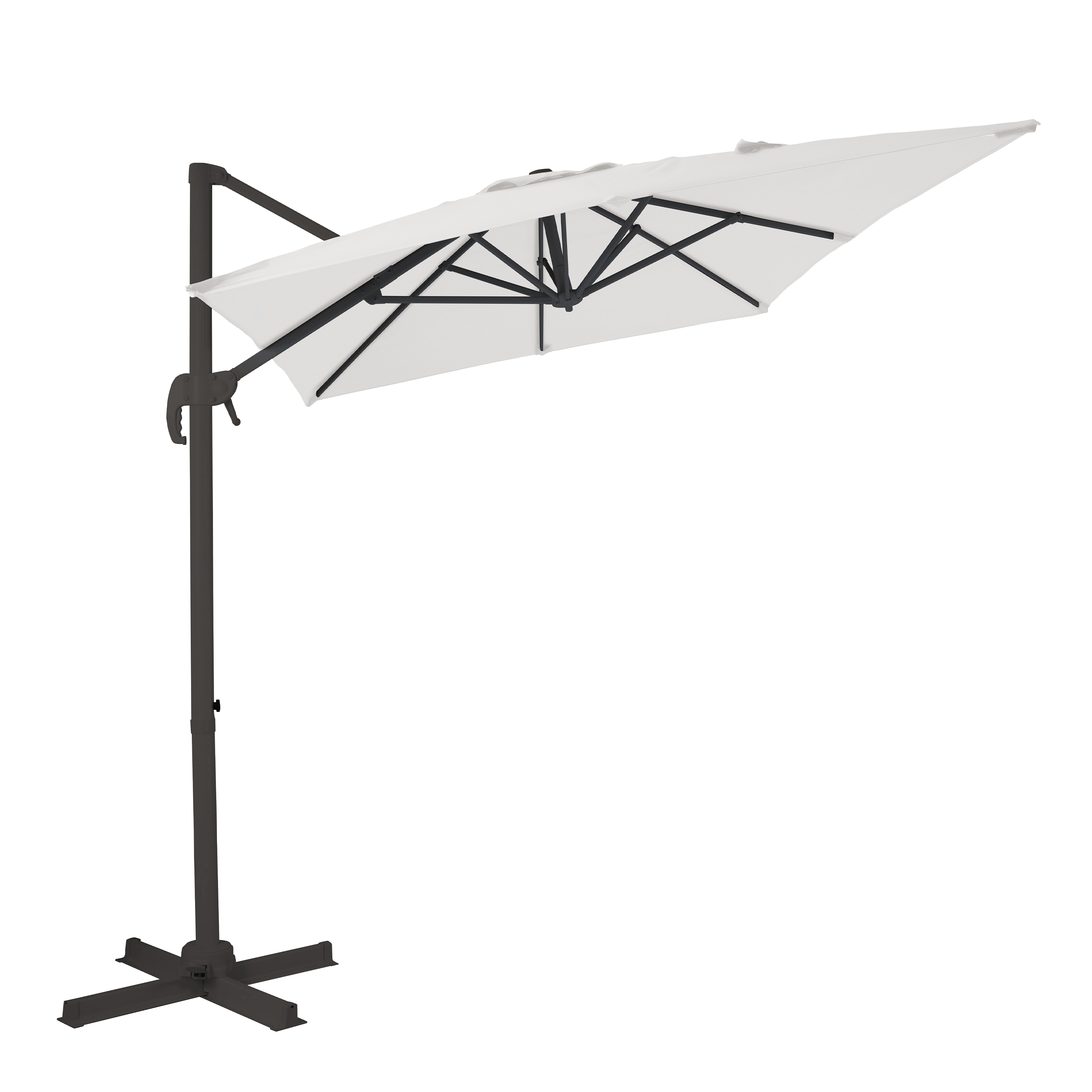 AXI Coco Cantilever Parasol 200x300cm - Grey/Beige