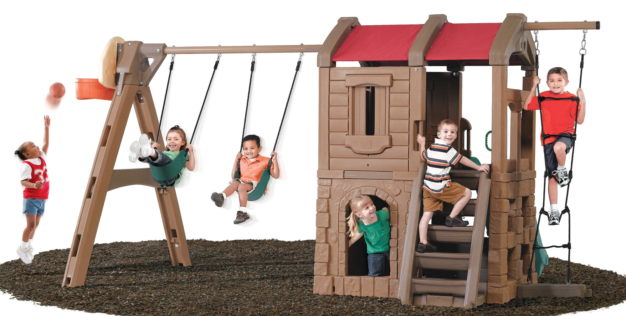 productfoto-mensen Step2 Naturally Playful Adventure Lodge Play Center