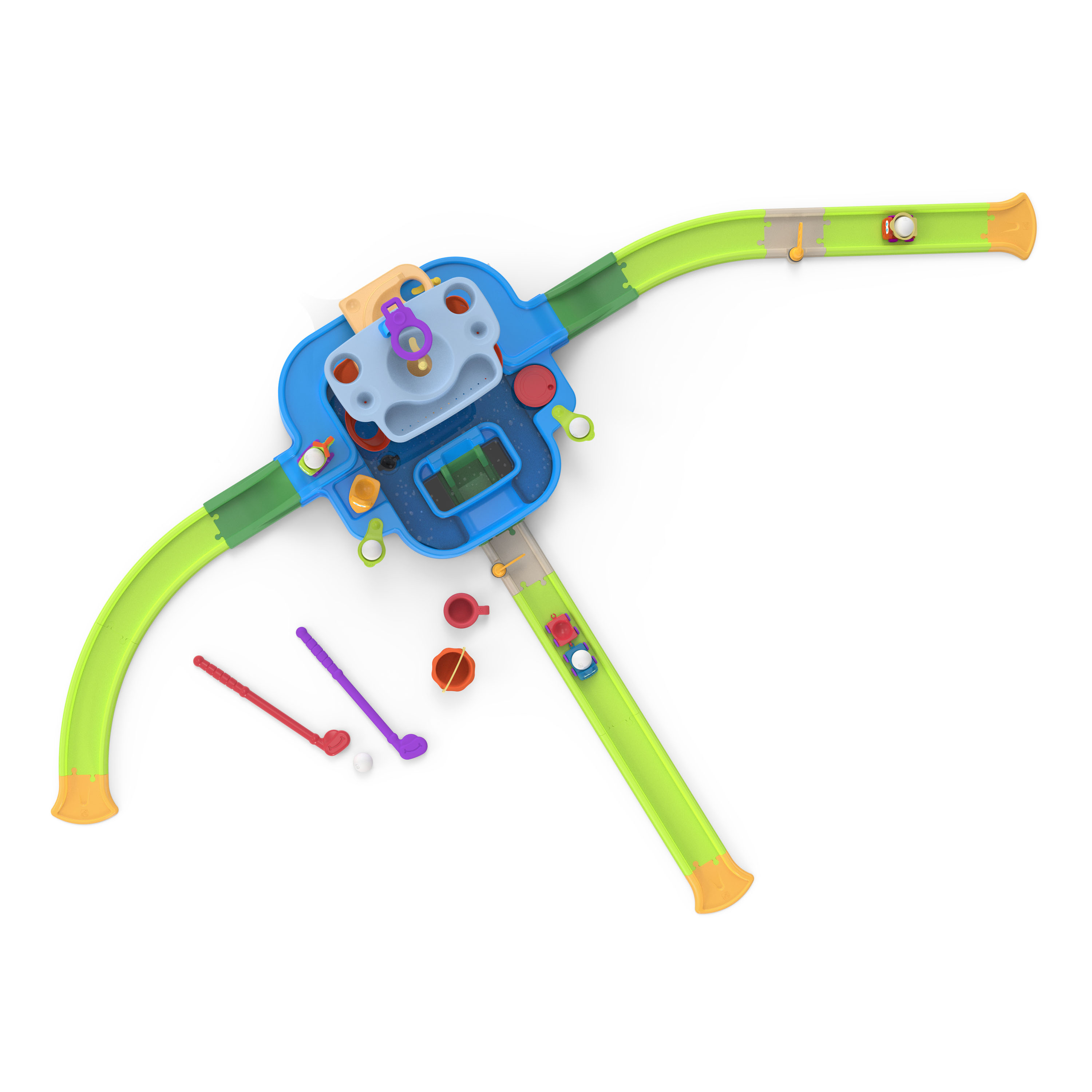Putt & Splash Center Water Table and Mini Golf Set