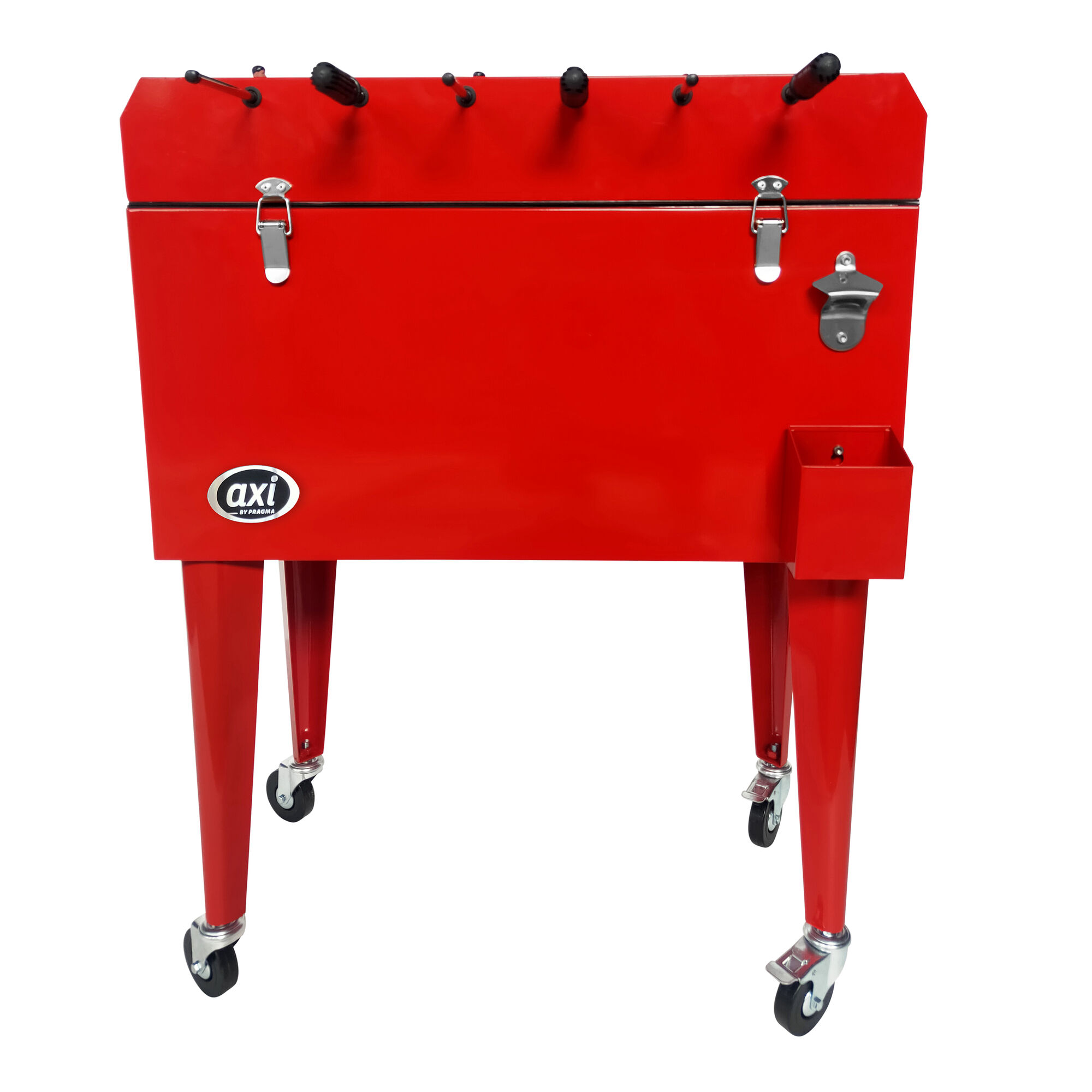 productfoto AXI Cooler met Tafelvoetbal Rood