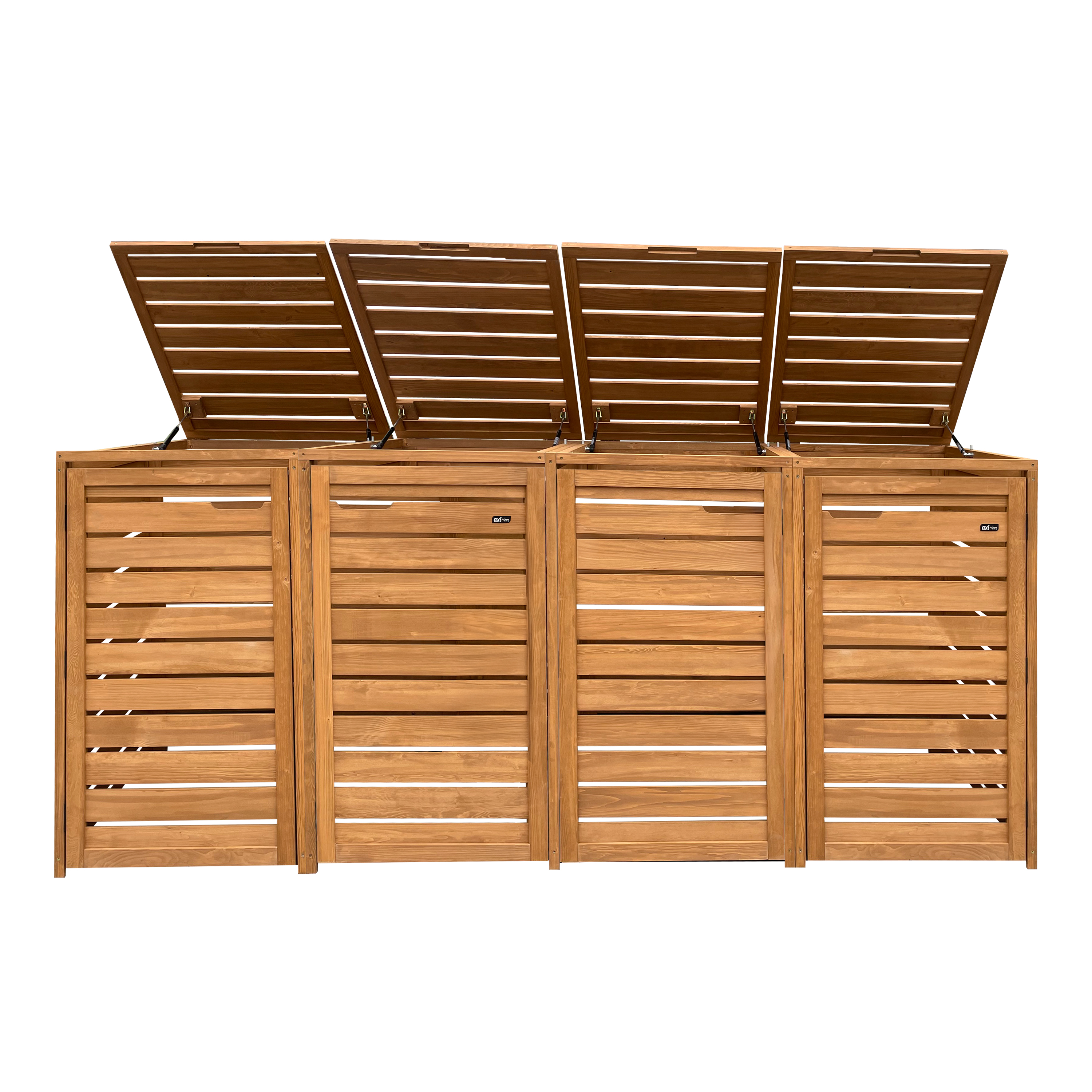 AXI Lex Wooden Bin Storage Brown – 4 bins