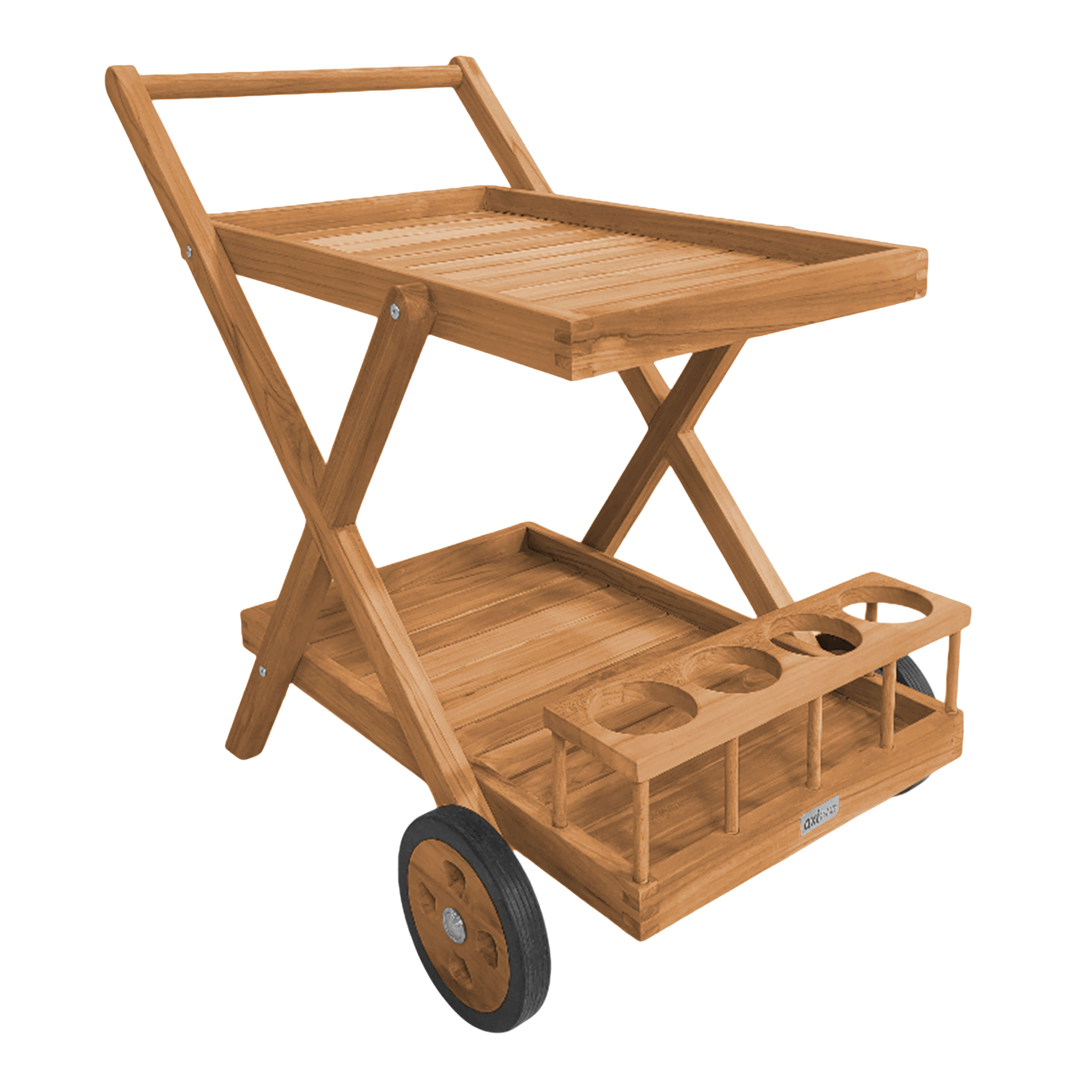 AXI Bodhi Teak Serving Trolley