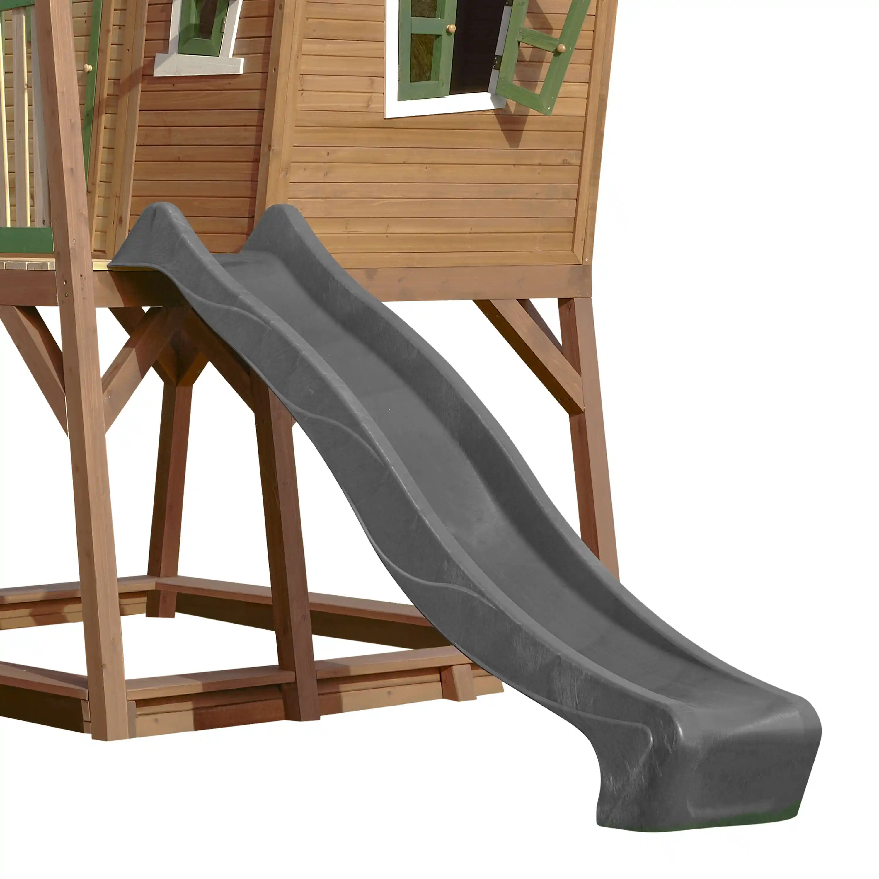 AXI Max Playhouse Brown/Green - Grey Slide