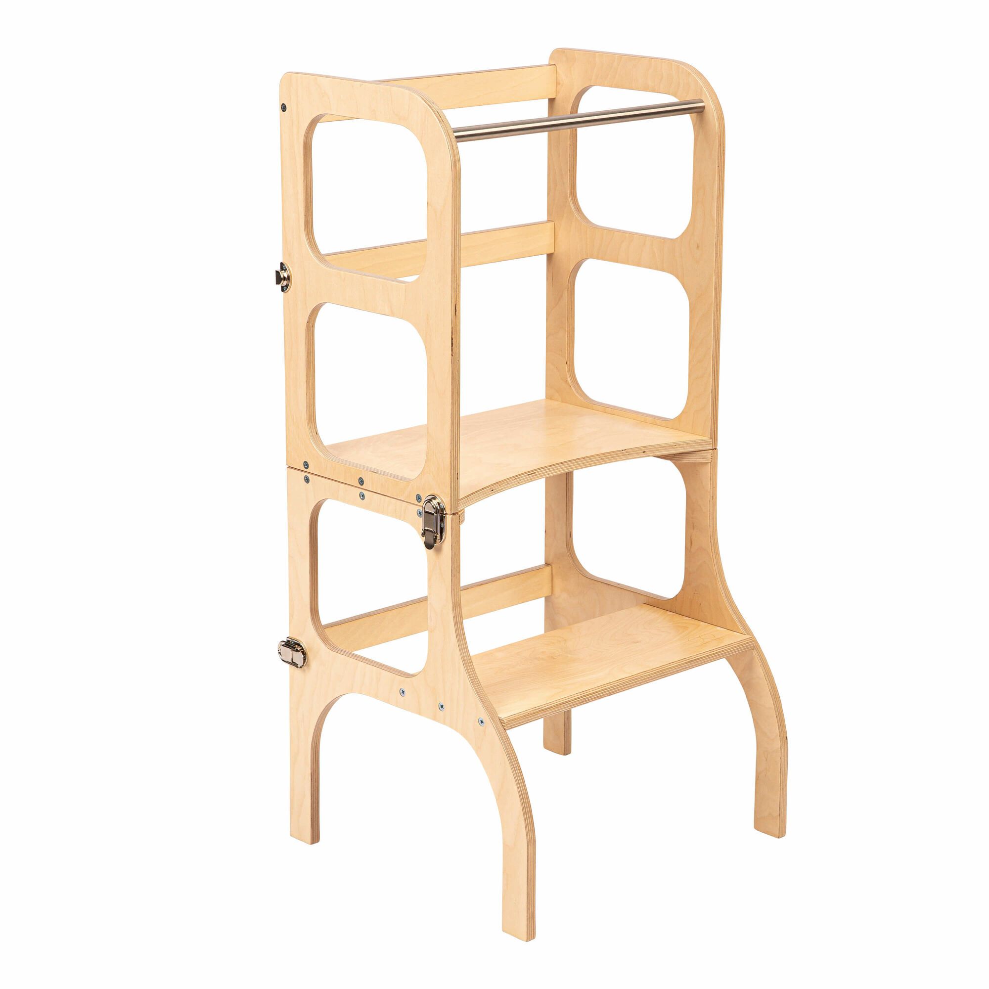 Ette Tete Step'n'Sit Learning Tower Foldable - Wooden