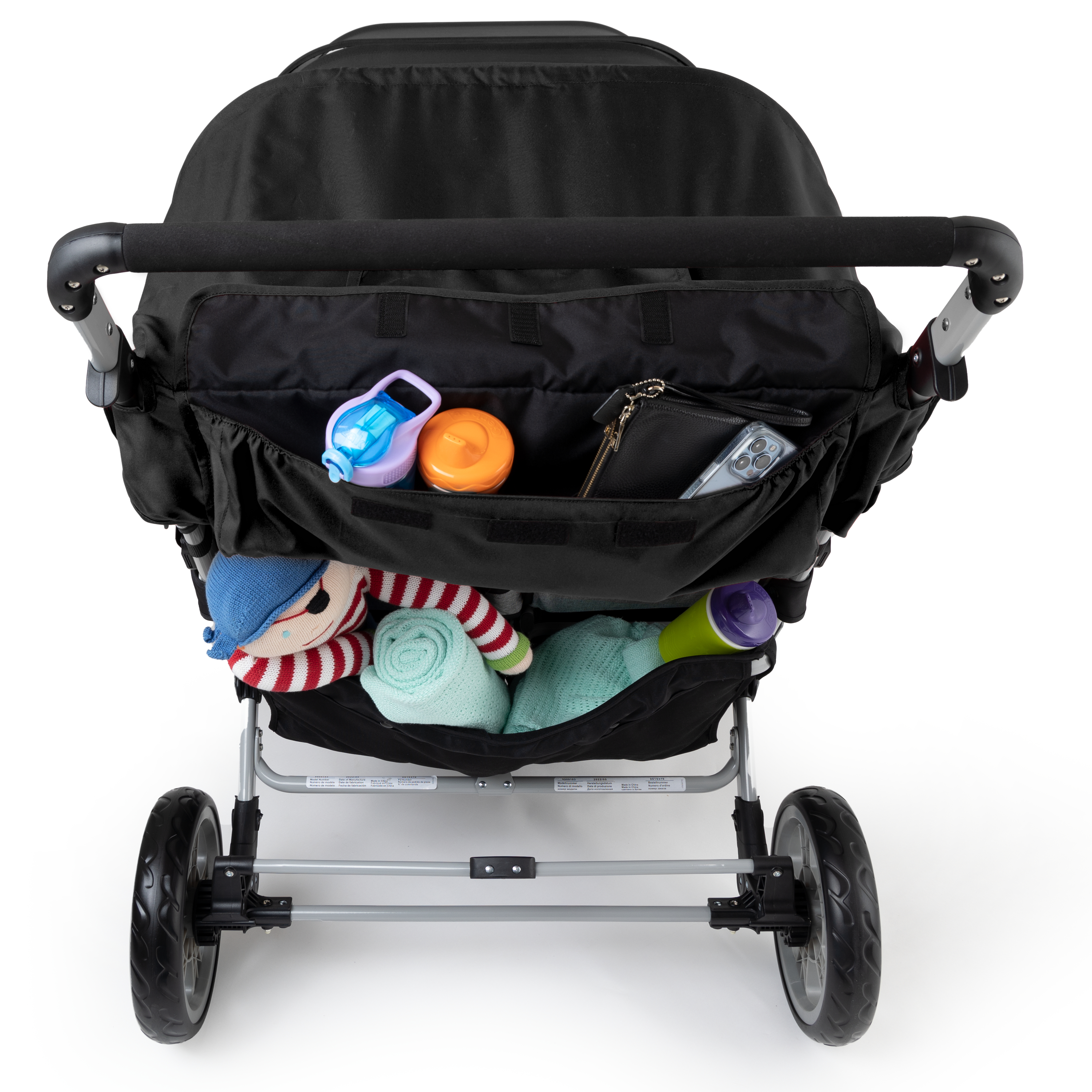 Gaggle Jamboree Folding Stroller for 6 children - Black