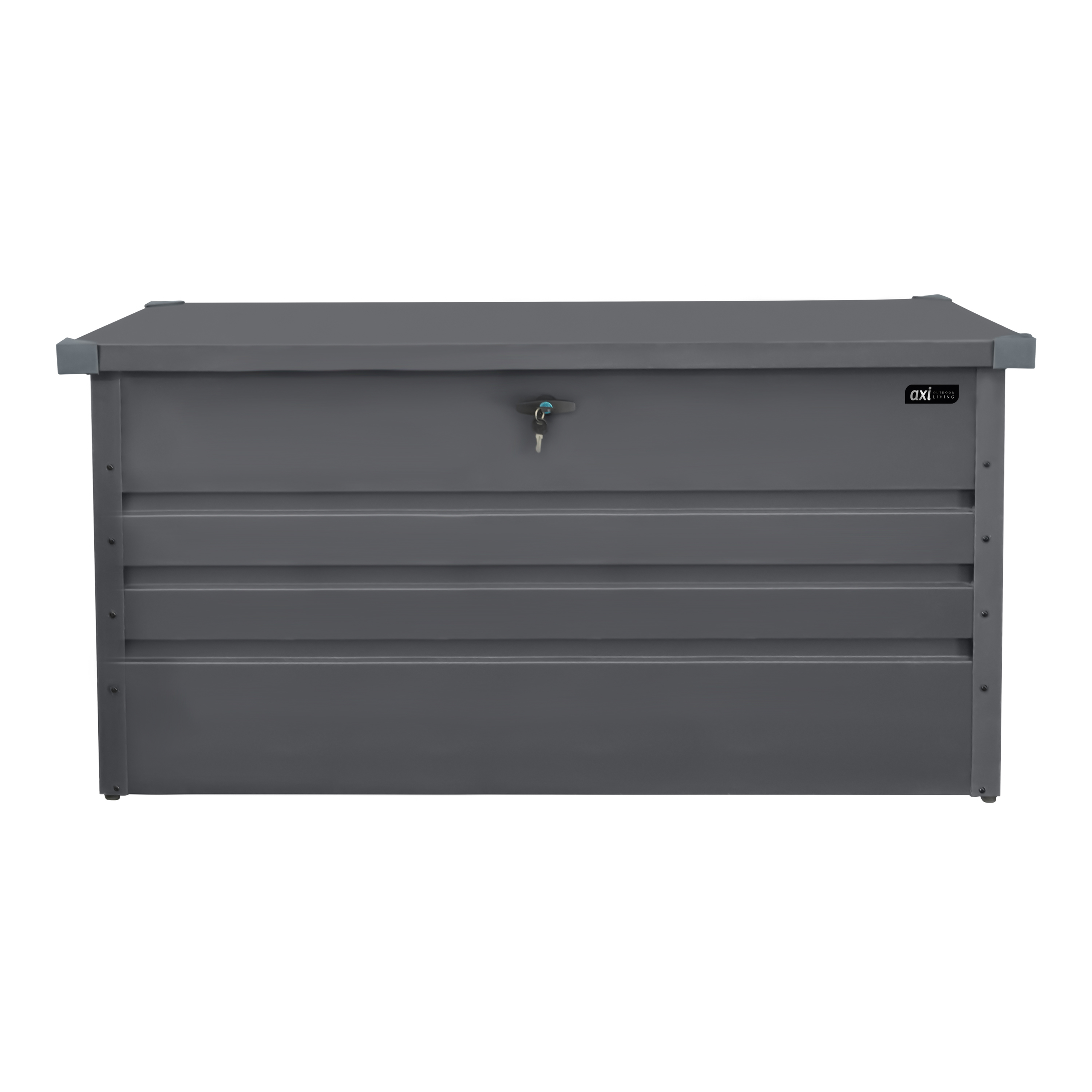 AXI Miles Metal Storage Box 400 Anthracite - 132x60x62cm