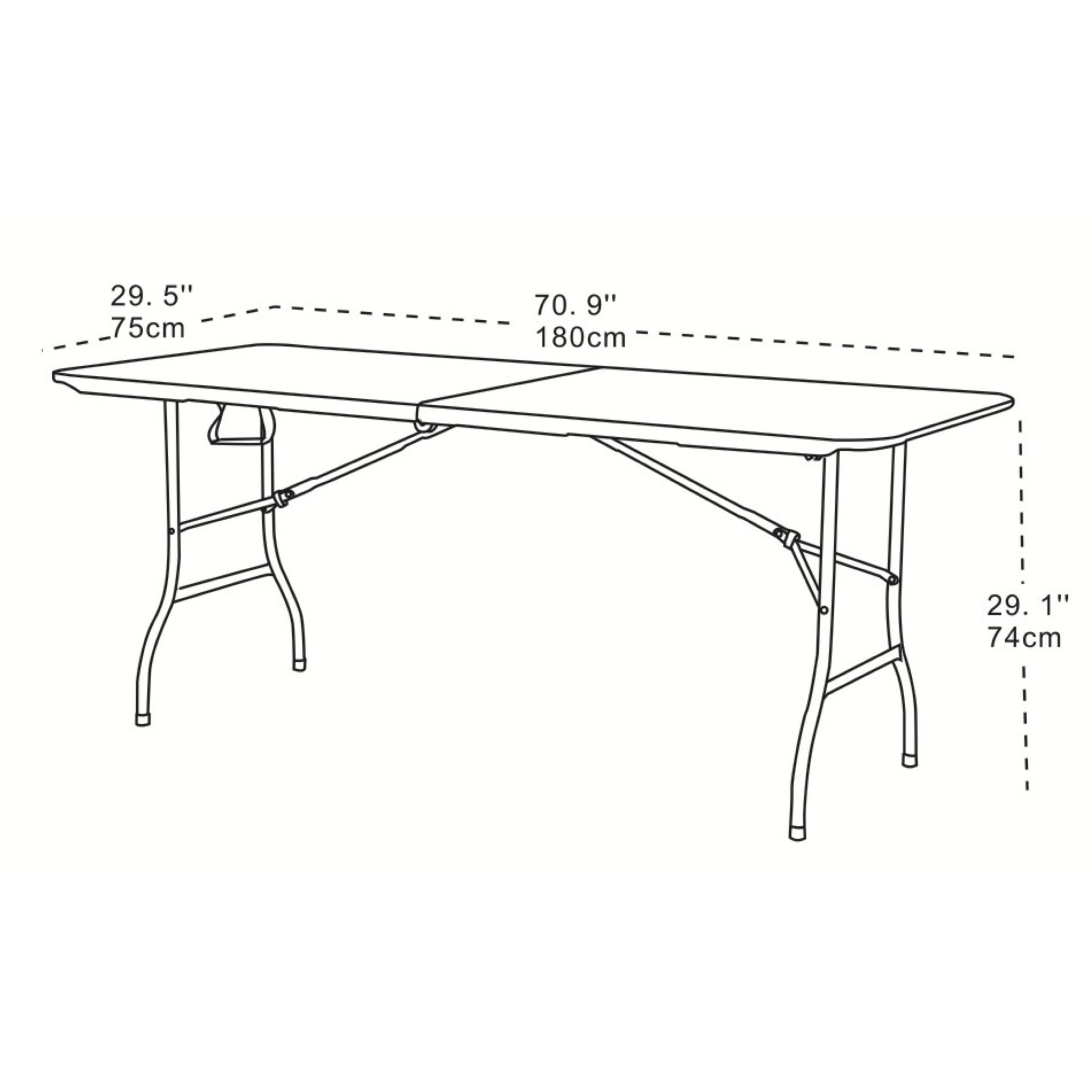 AXI Elba Folding Beer Table