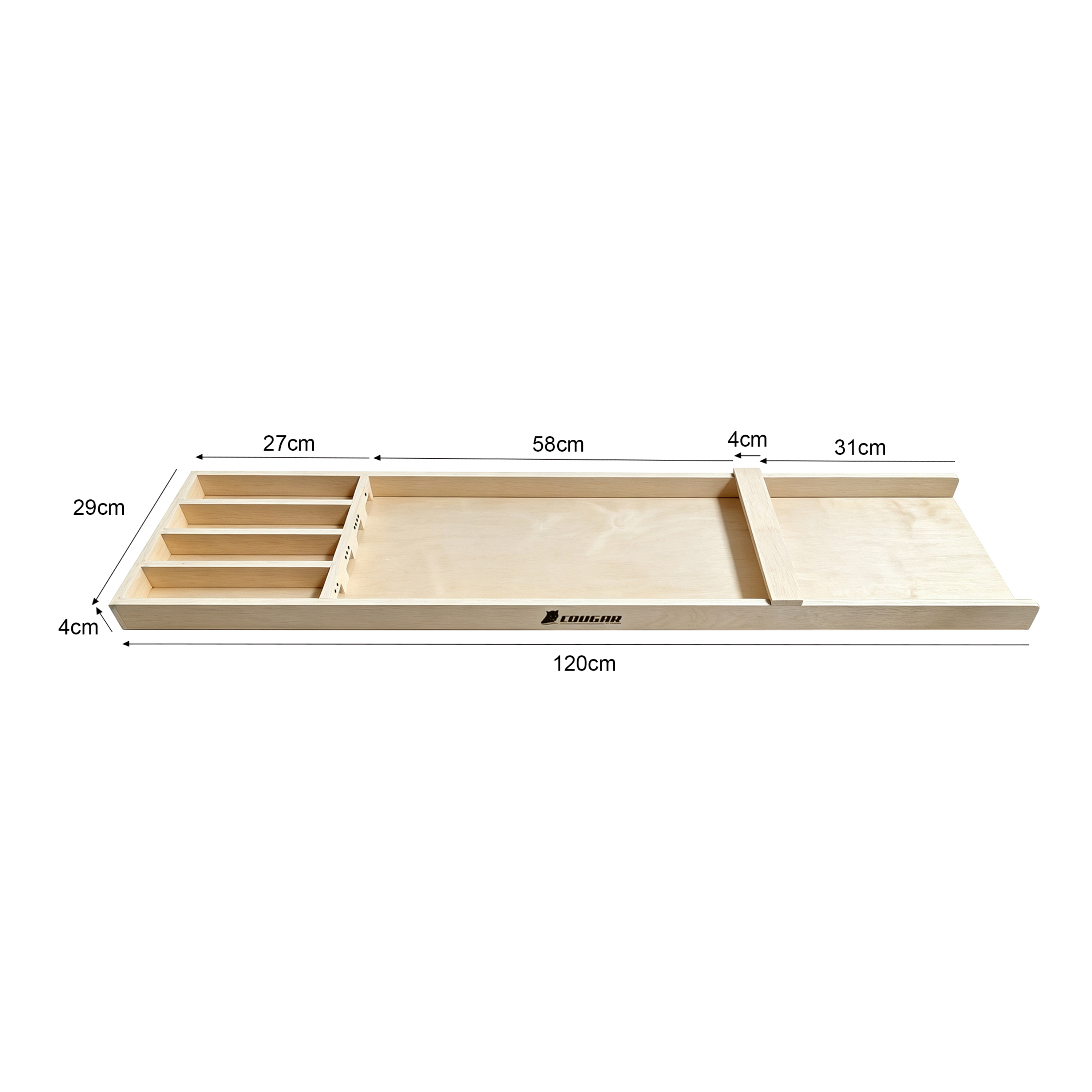 Cougar Dutch Shuffleboard Mini 120 cm Natural