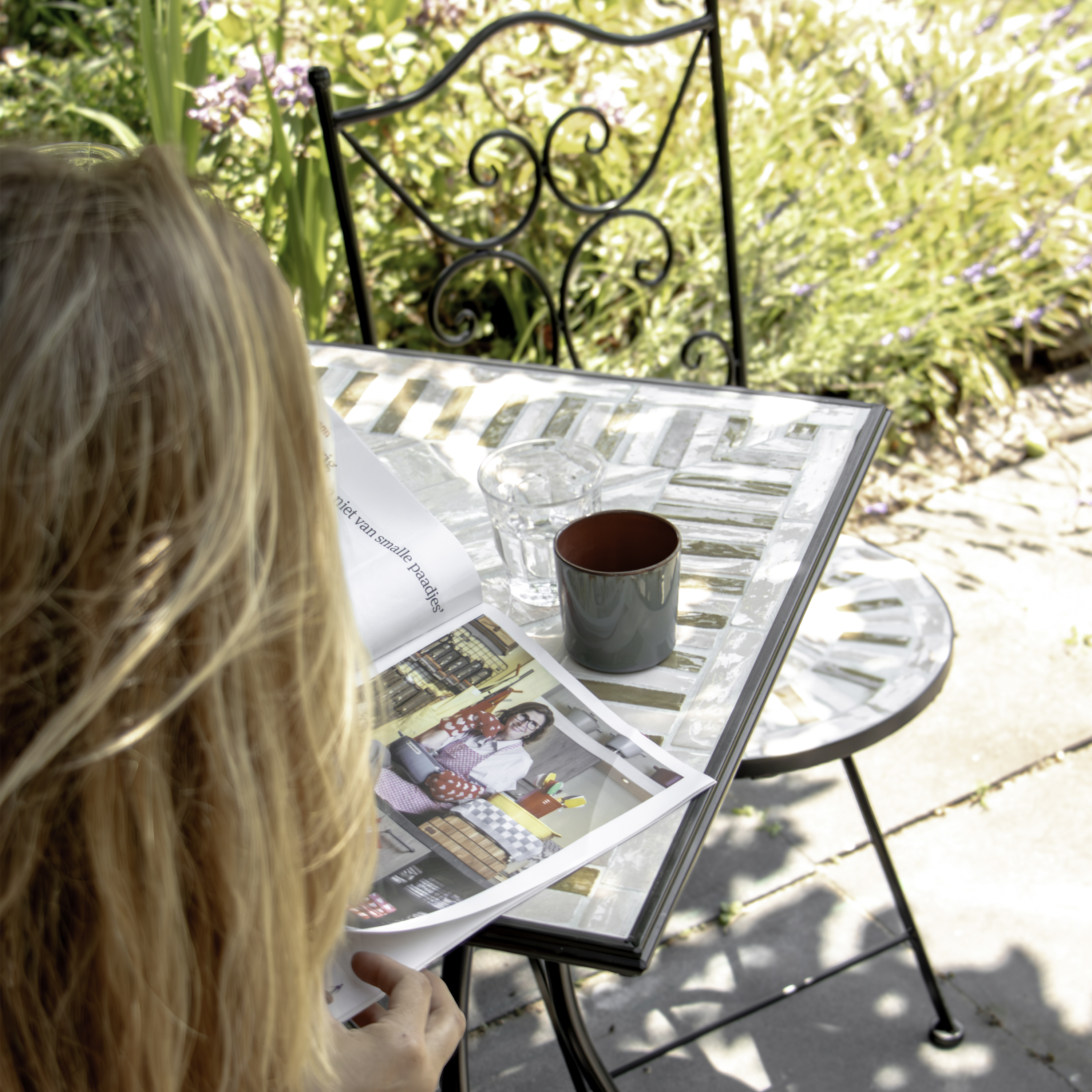 AXI Camilla Bistro Set Mosaic - Tuscan Style