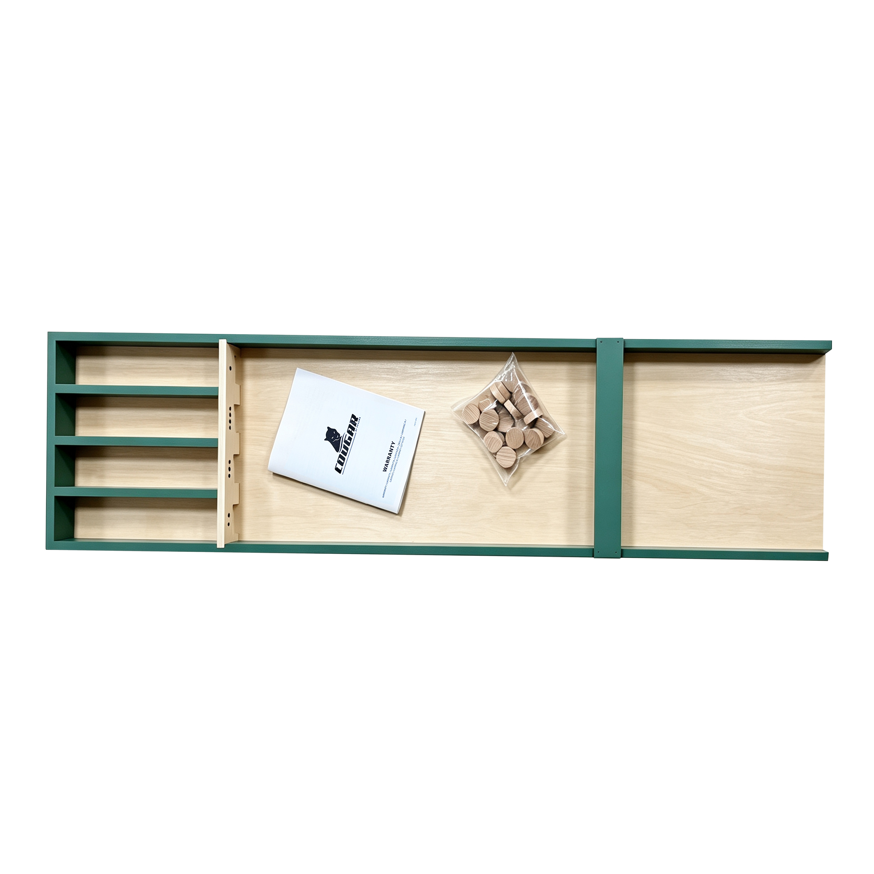 Cougar Dutch Shuffleboard Mini 120 cm Natural/green