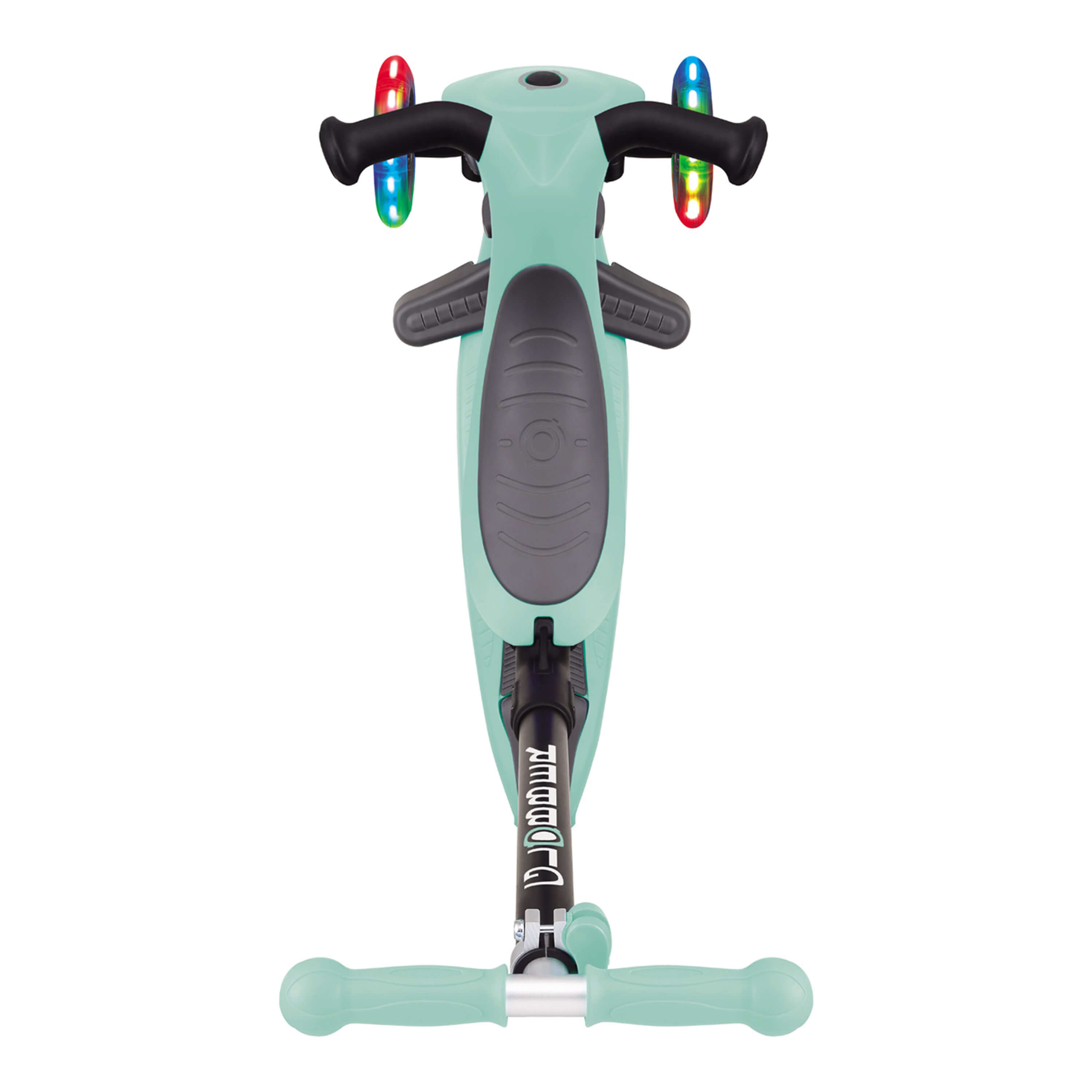 Globber Go up Foldable Plus Lights 3-in-1 Scooter - Pastel Mint